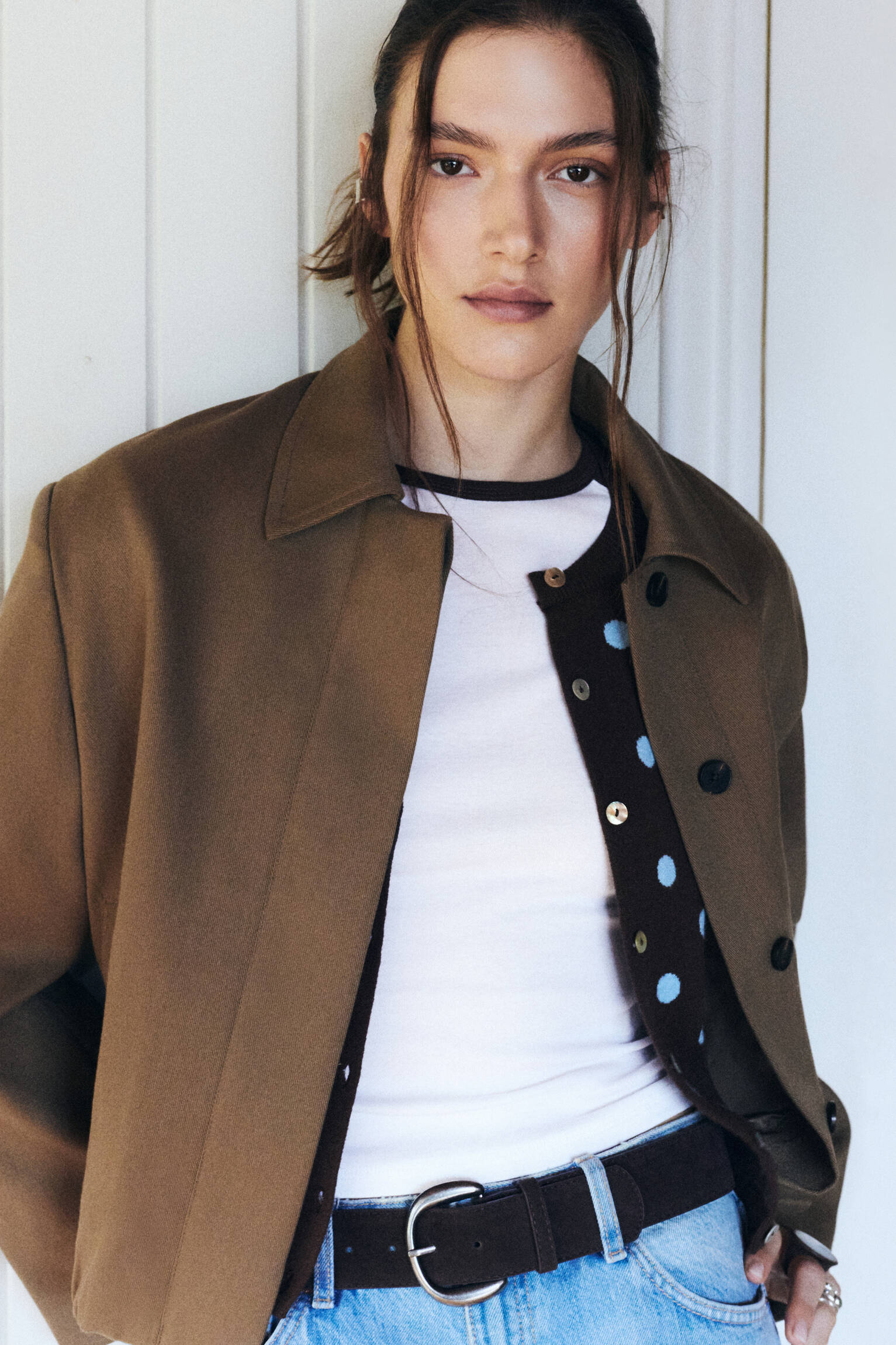 Balon kesim tailored fit ceket - Görsel 21