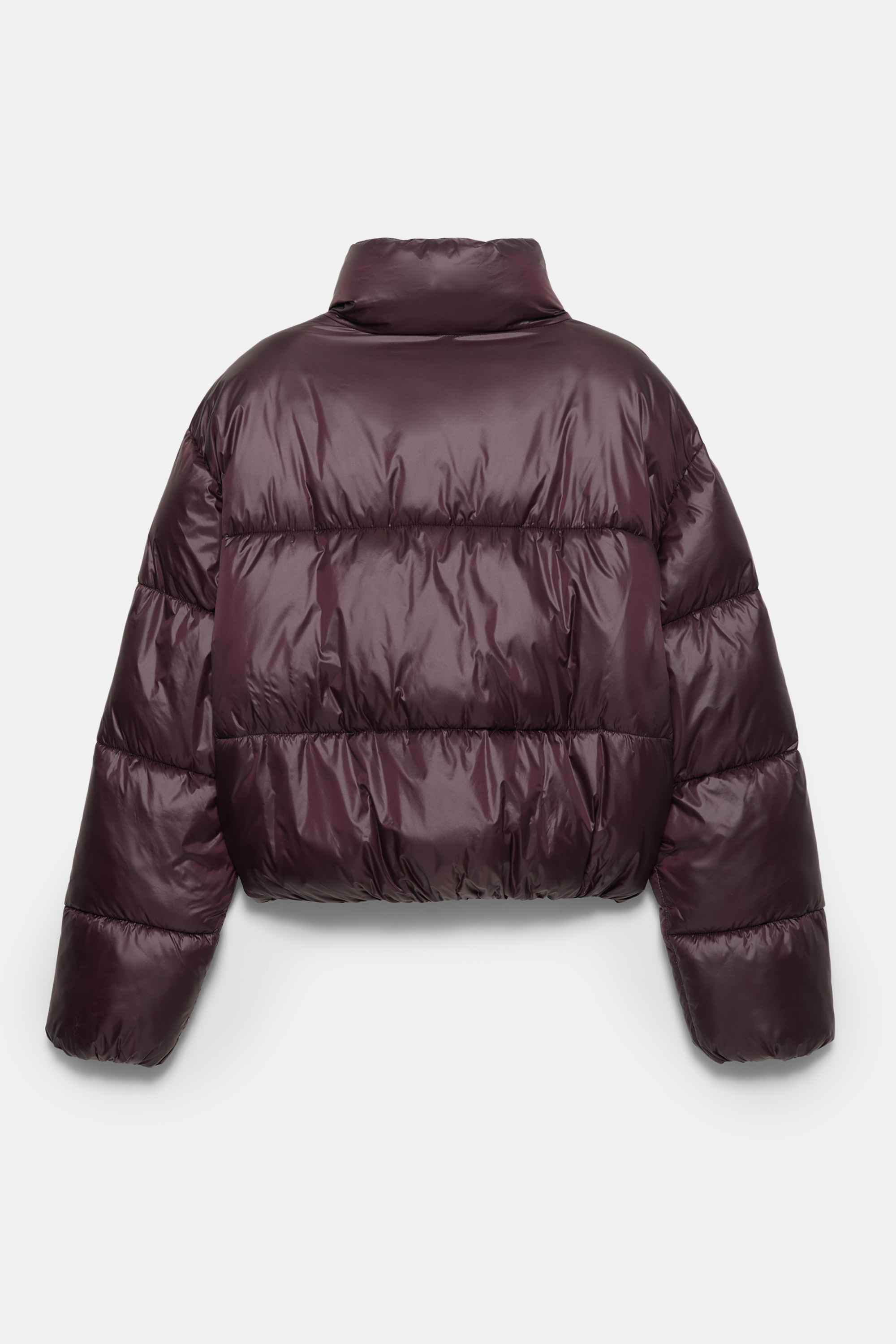 Läikiv tepitud jope