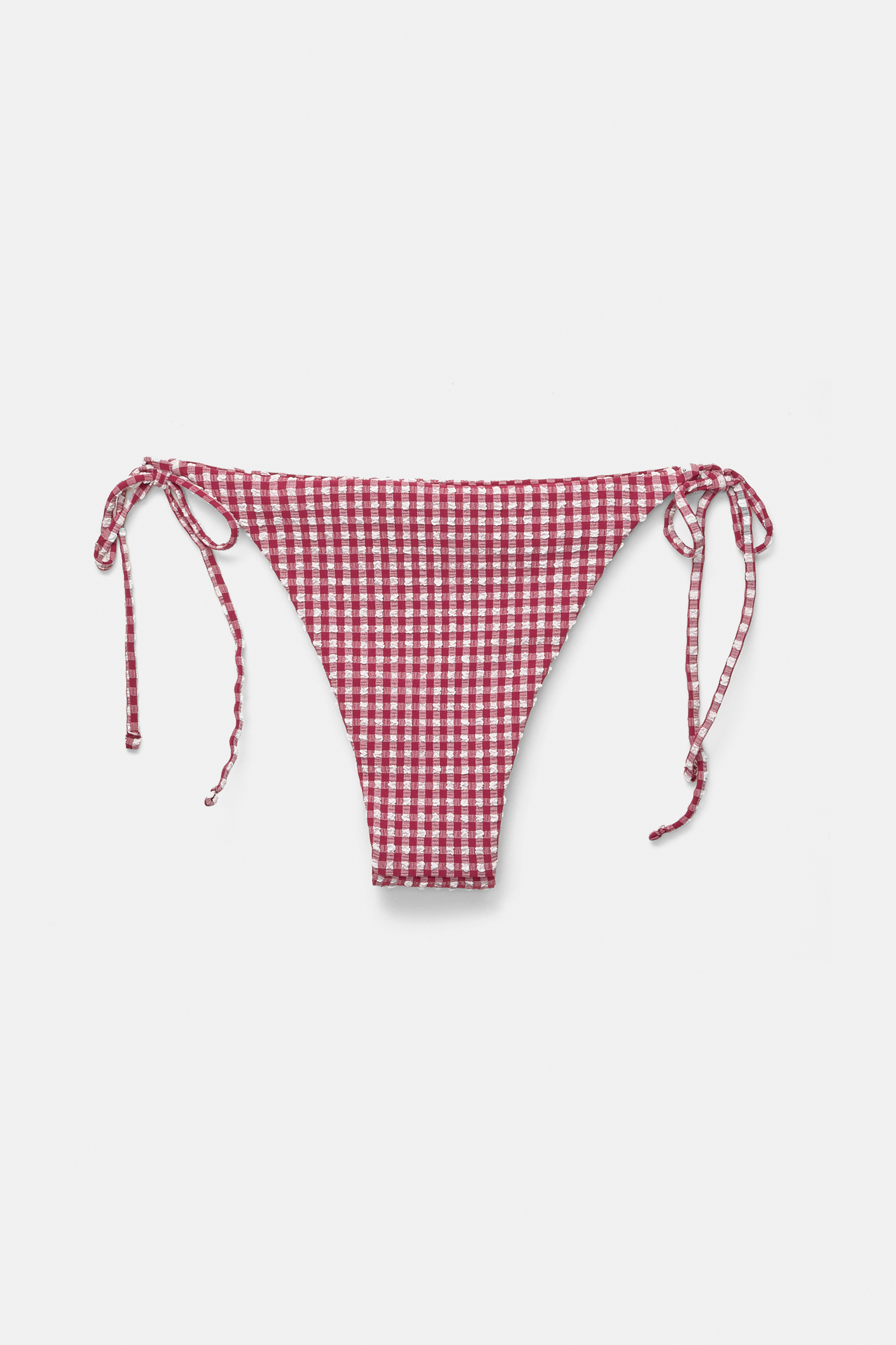 Slip bikini a quadretti