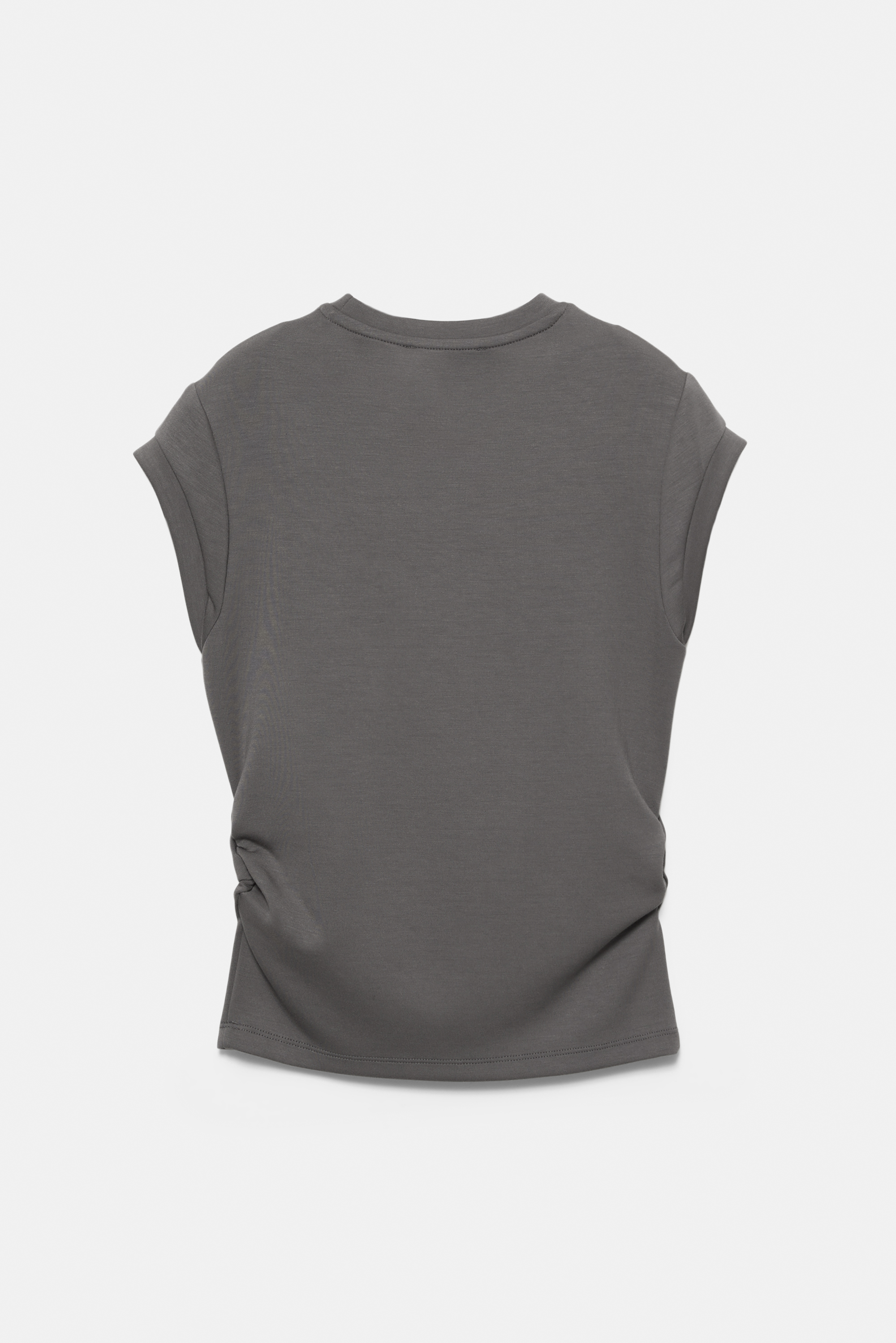 T-shirt manches courtes fronces