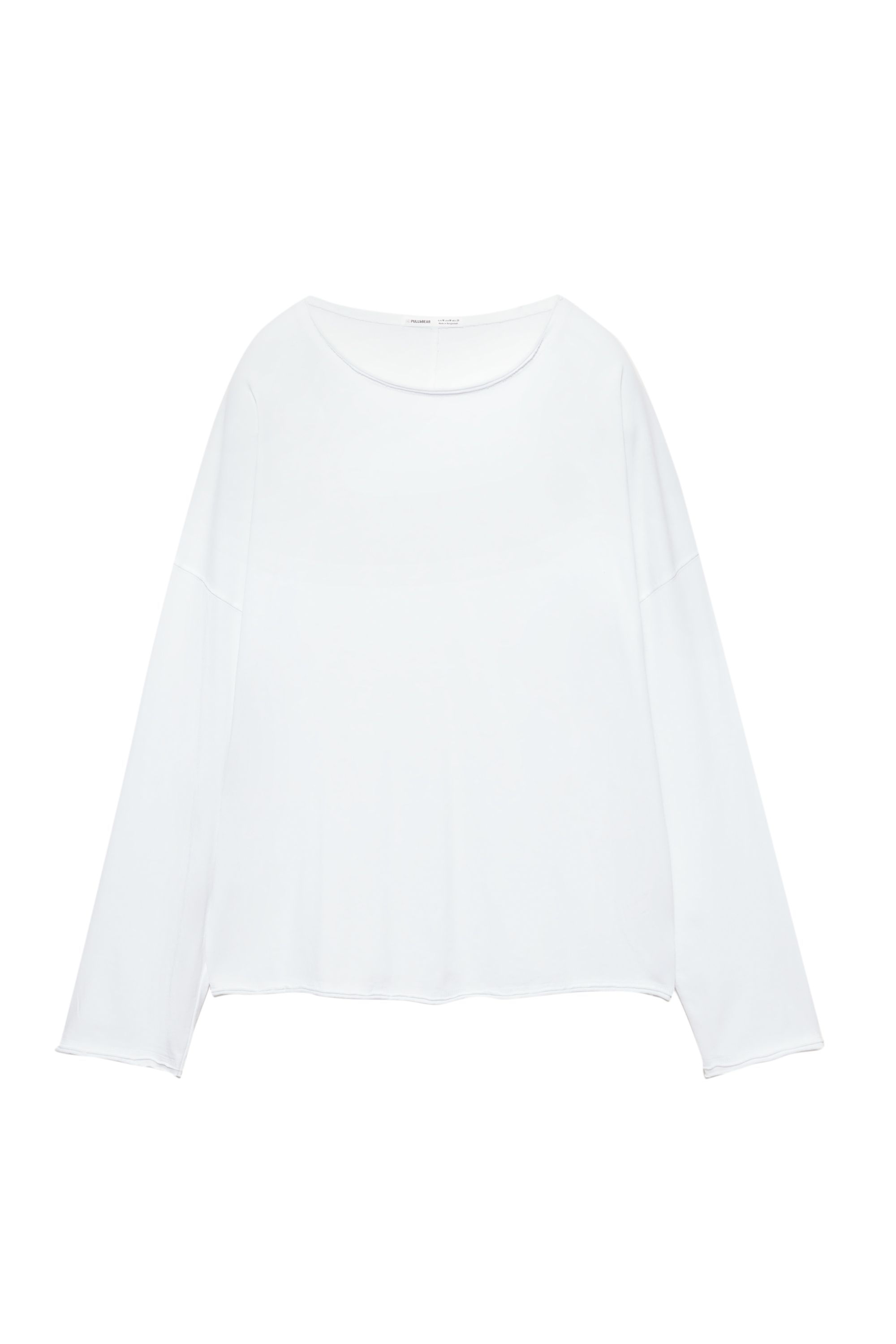 Oversized T-shirt met lange mouw
