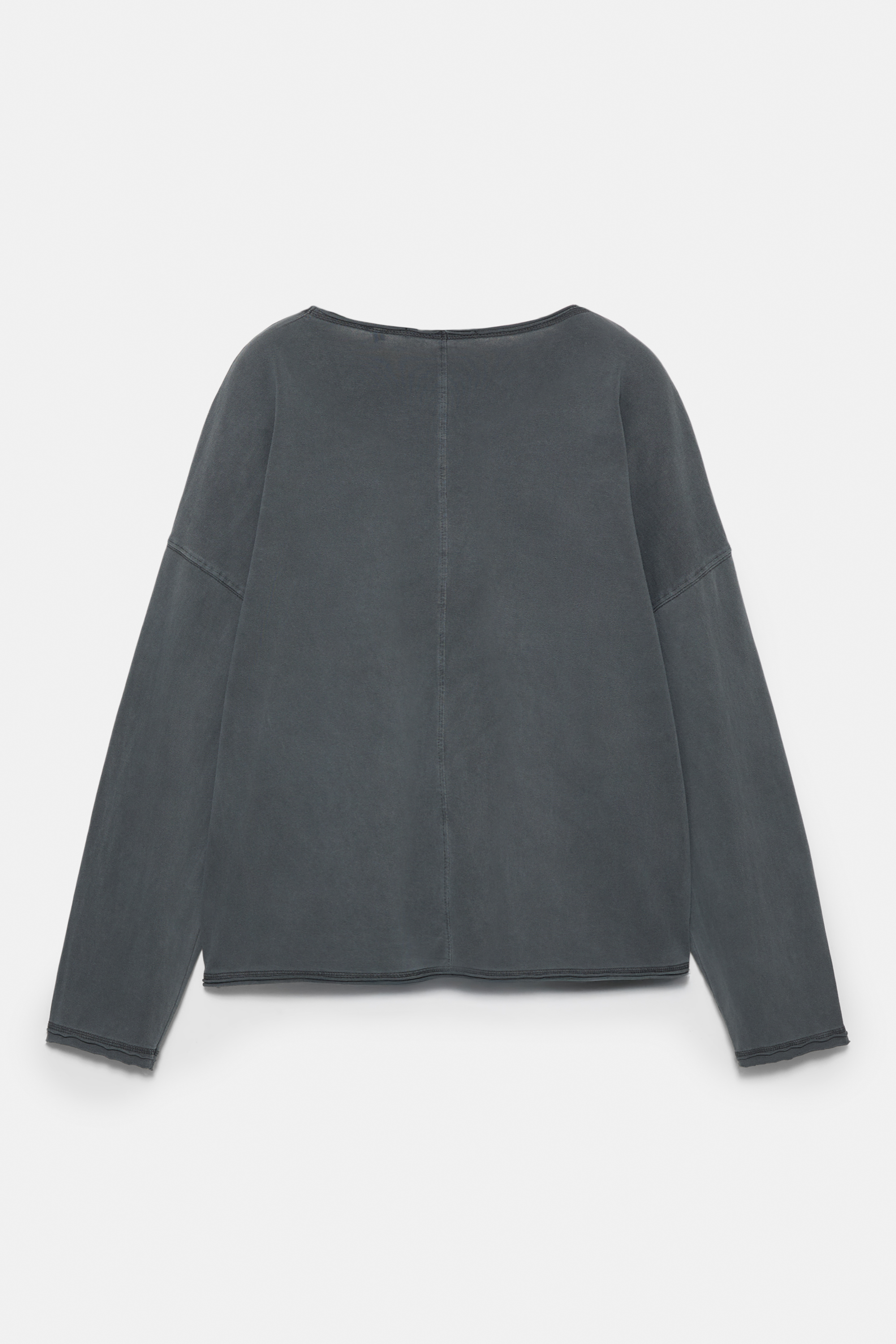 T-shirt oversize à manches longues