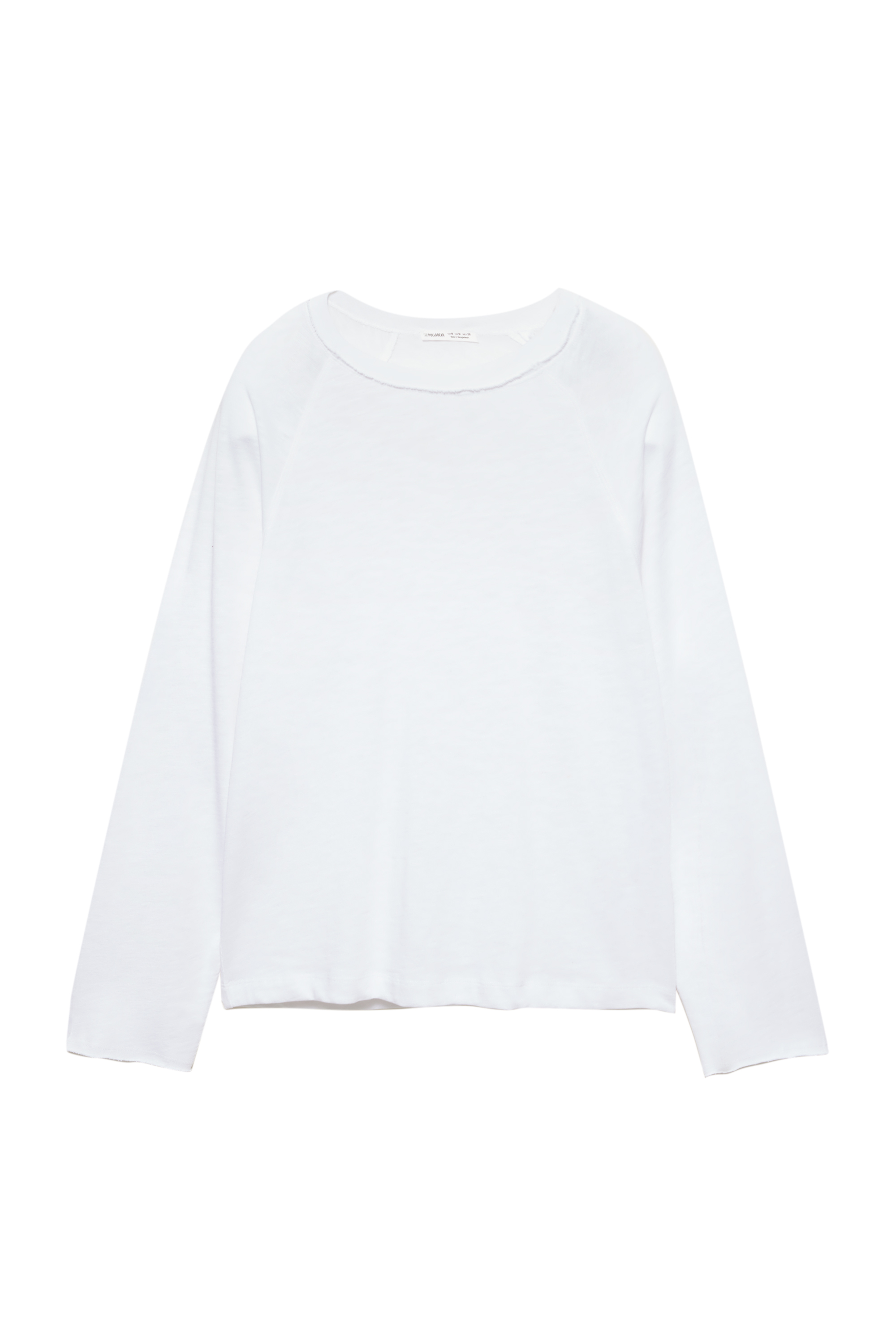 T-shirt met lange raglanmouw