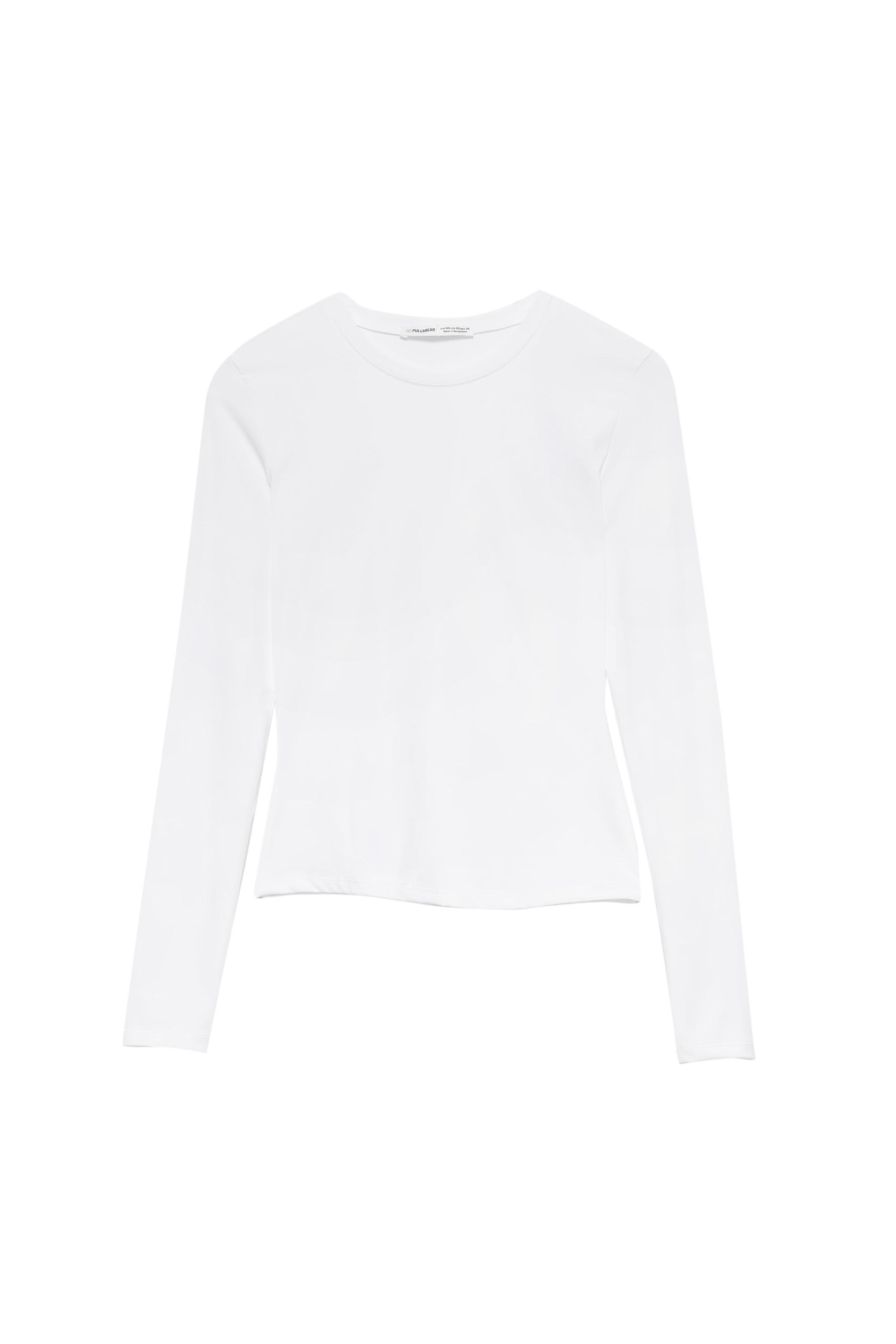 Nauwsluitend polyamide T-shirt