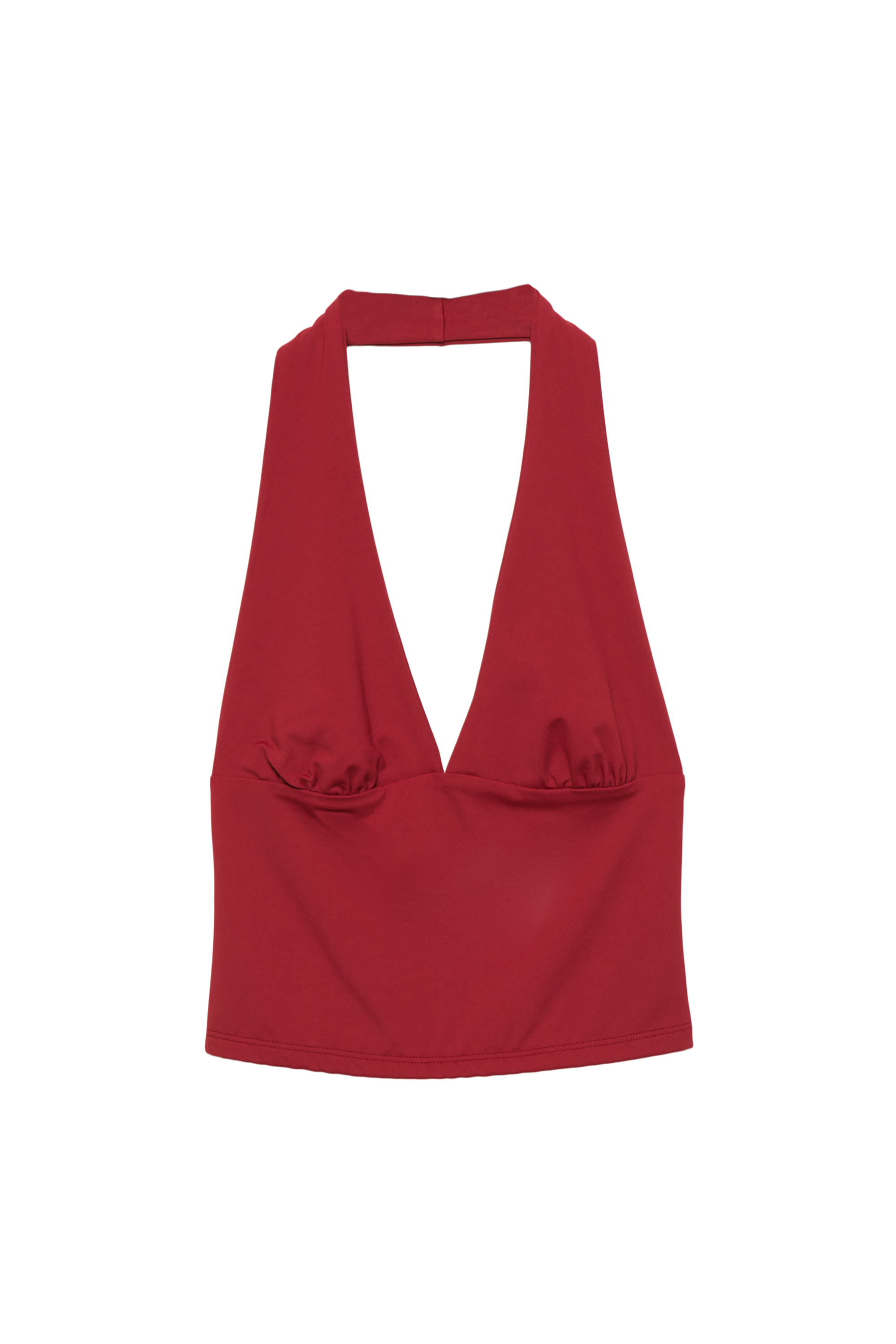 Top halter espalda descubierta