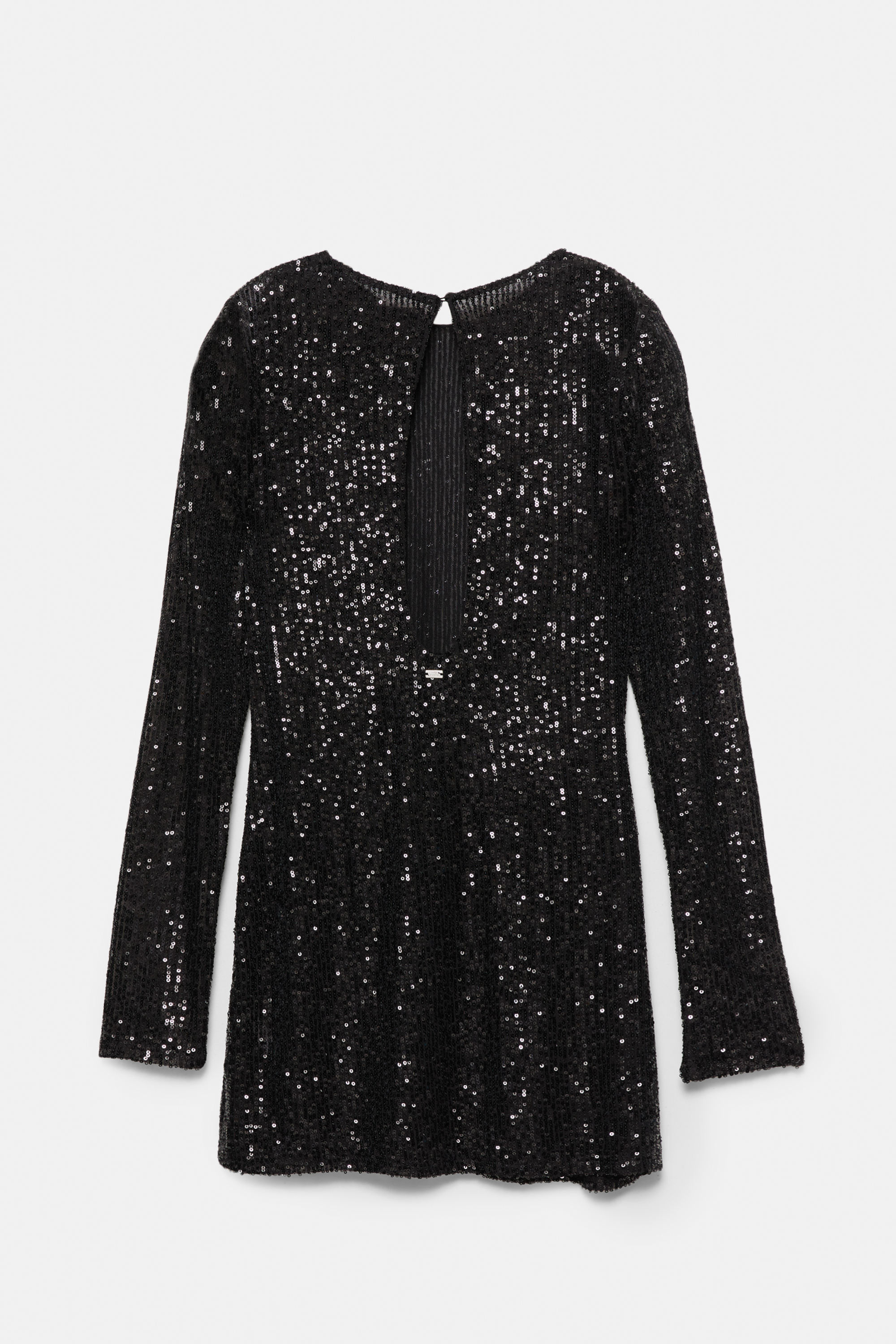 Black sequin dress