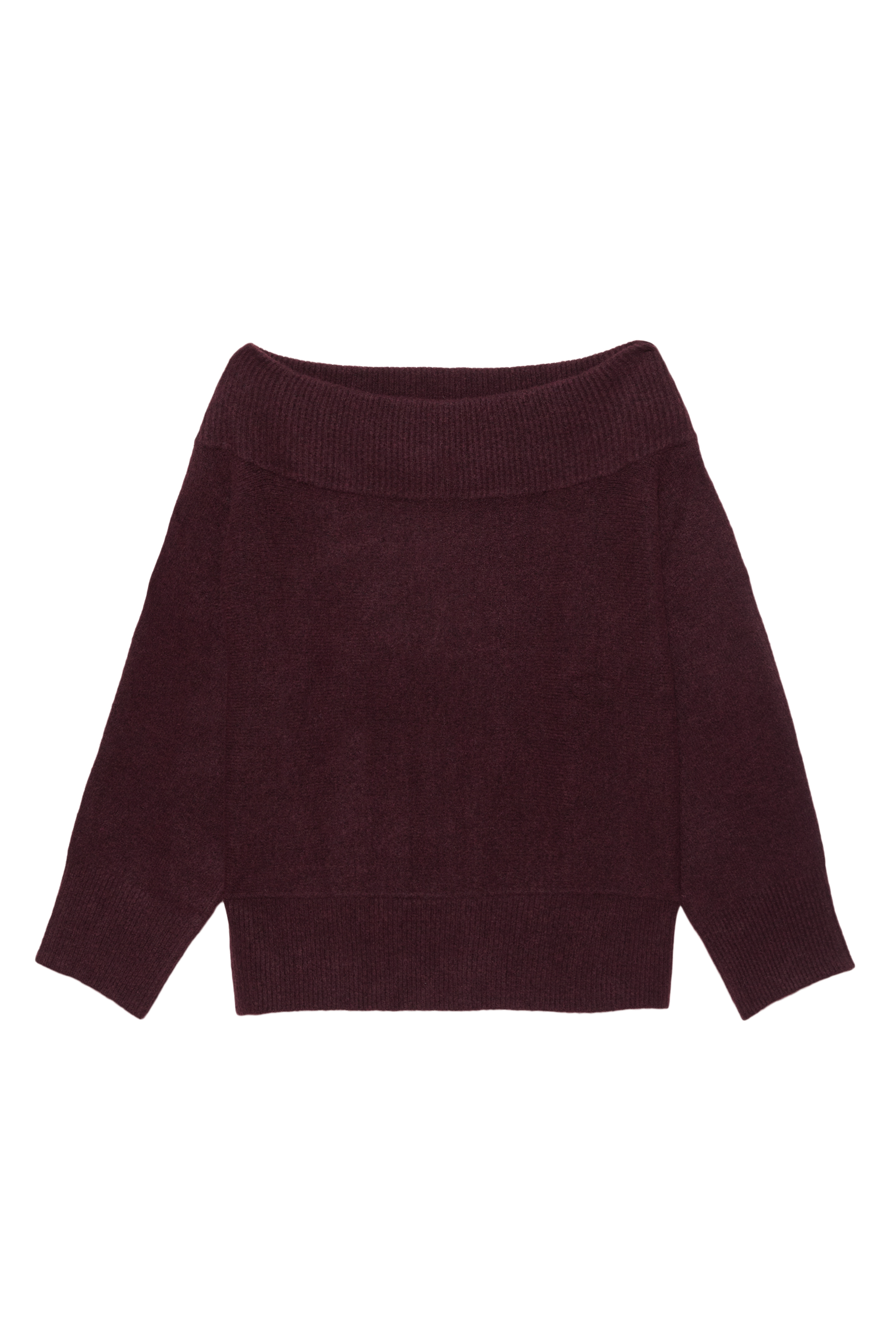 Asymmetric soft knit sweater