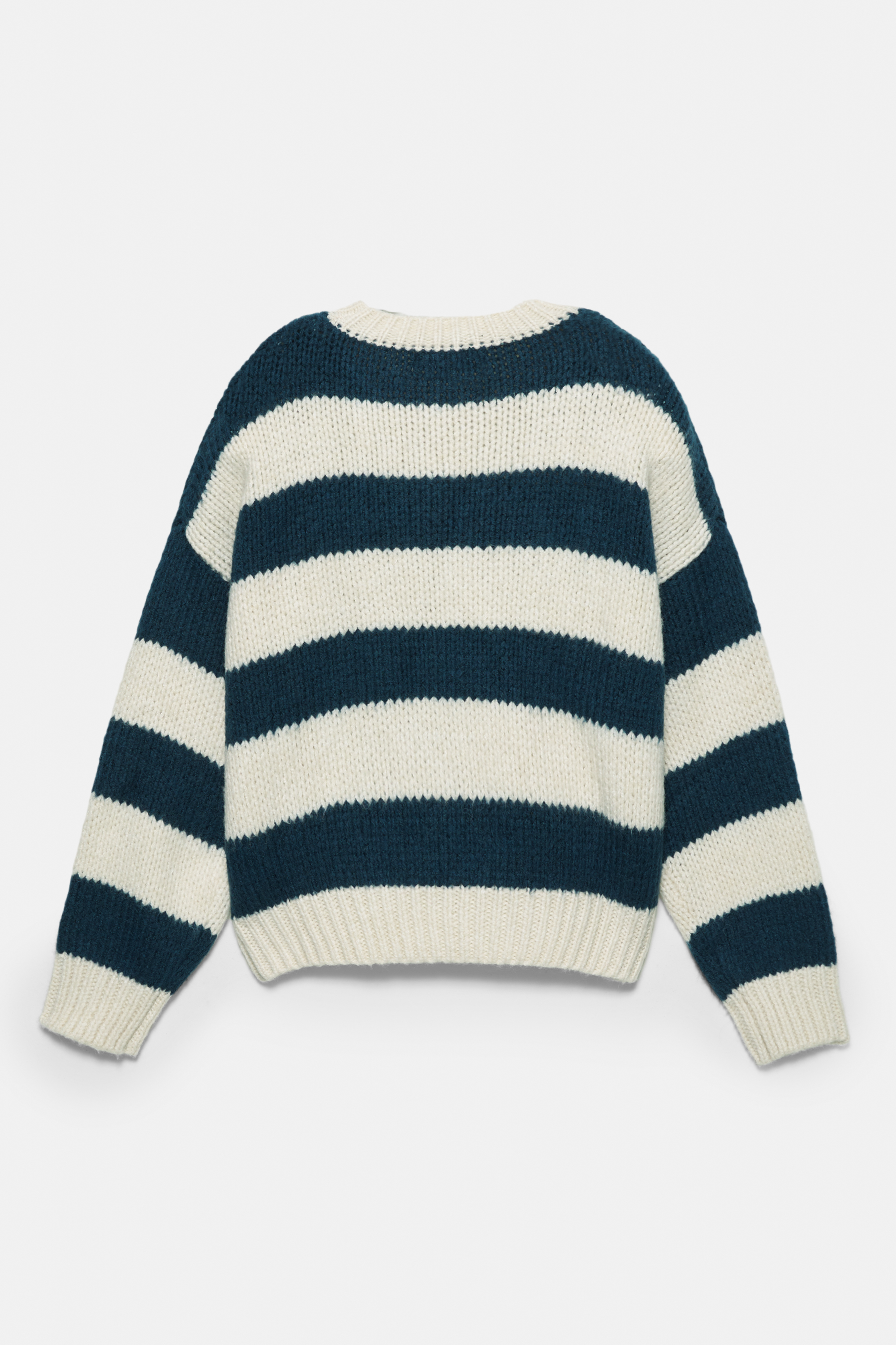 Suéter rayas punto grueso