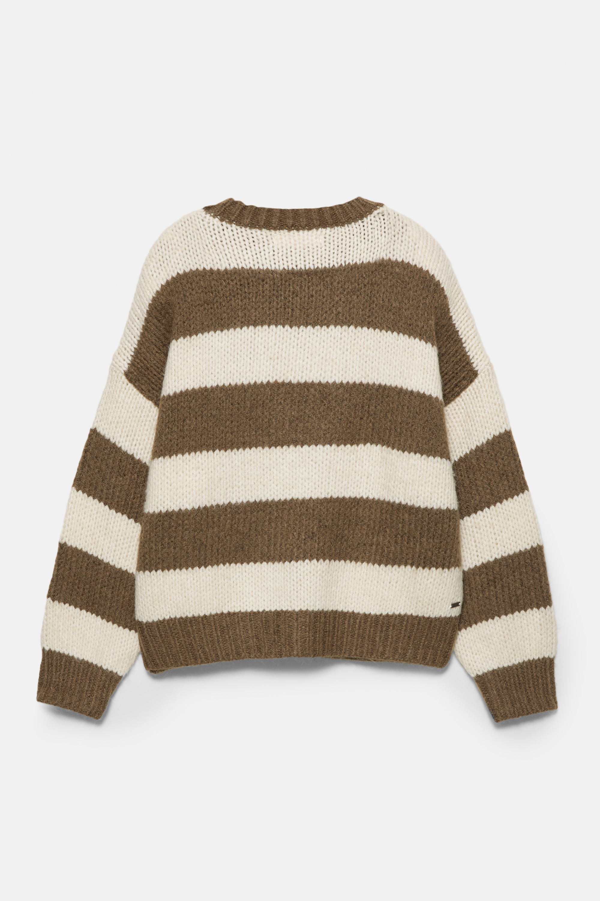Suéter rayas punto grueso