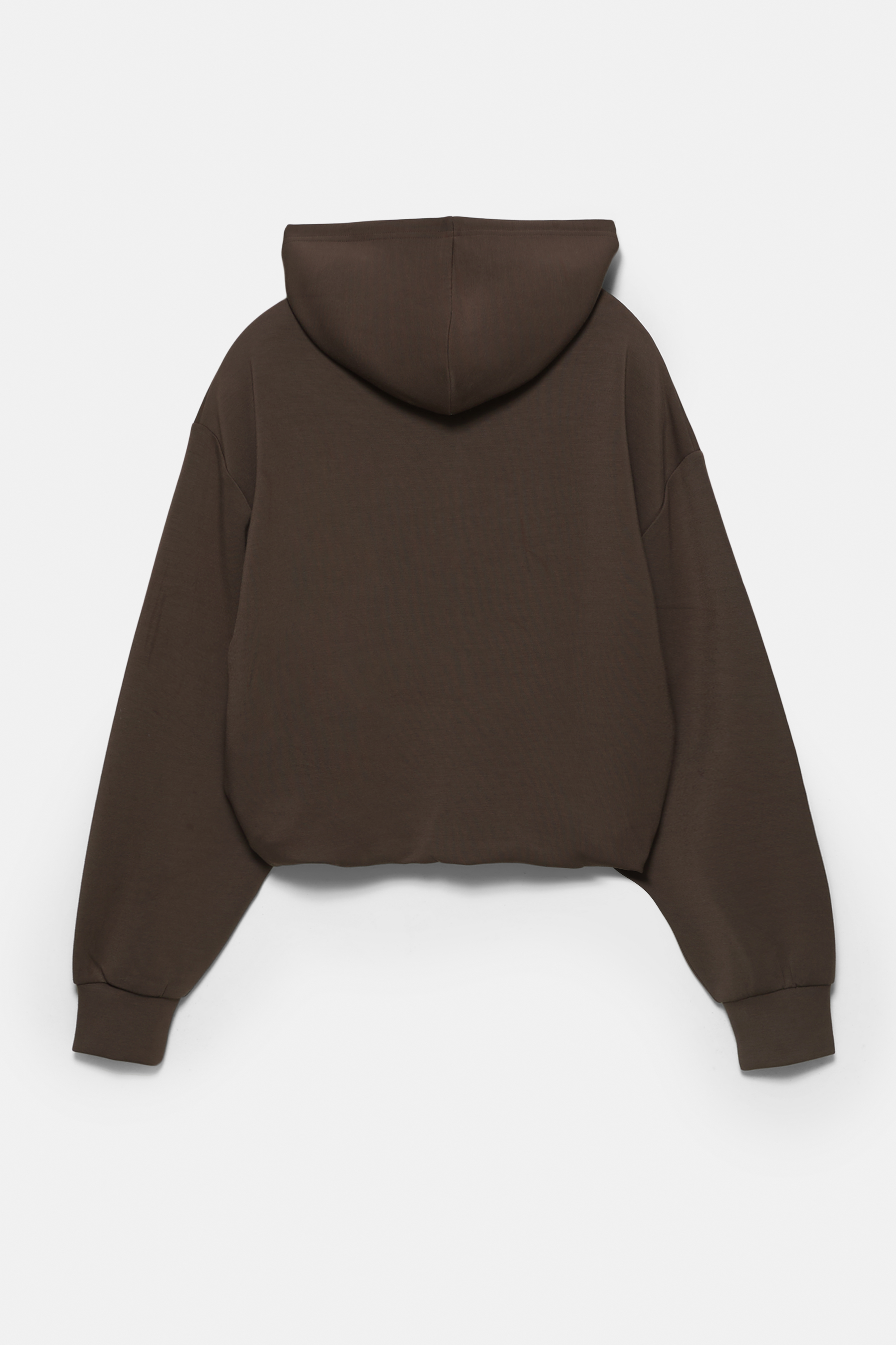 Felpa in modal con cappuccio