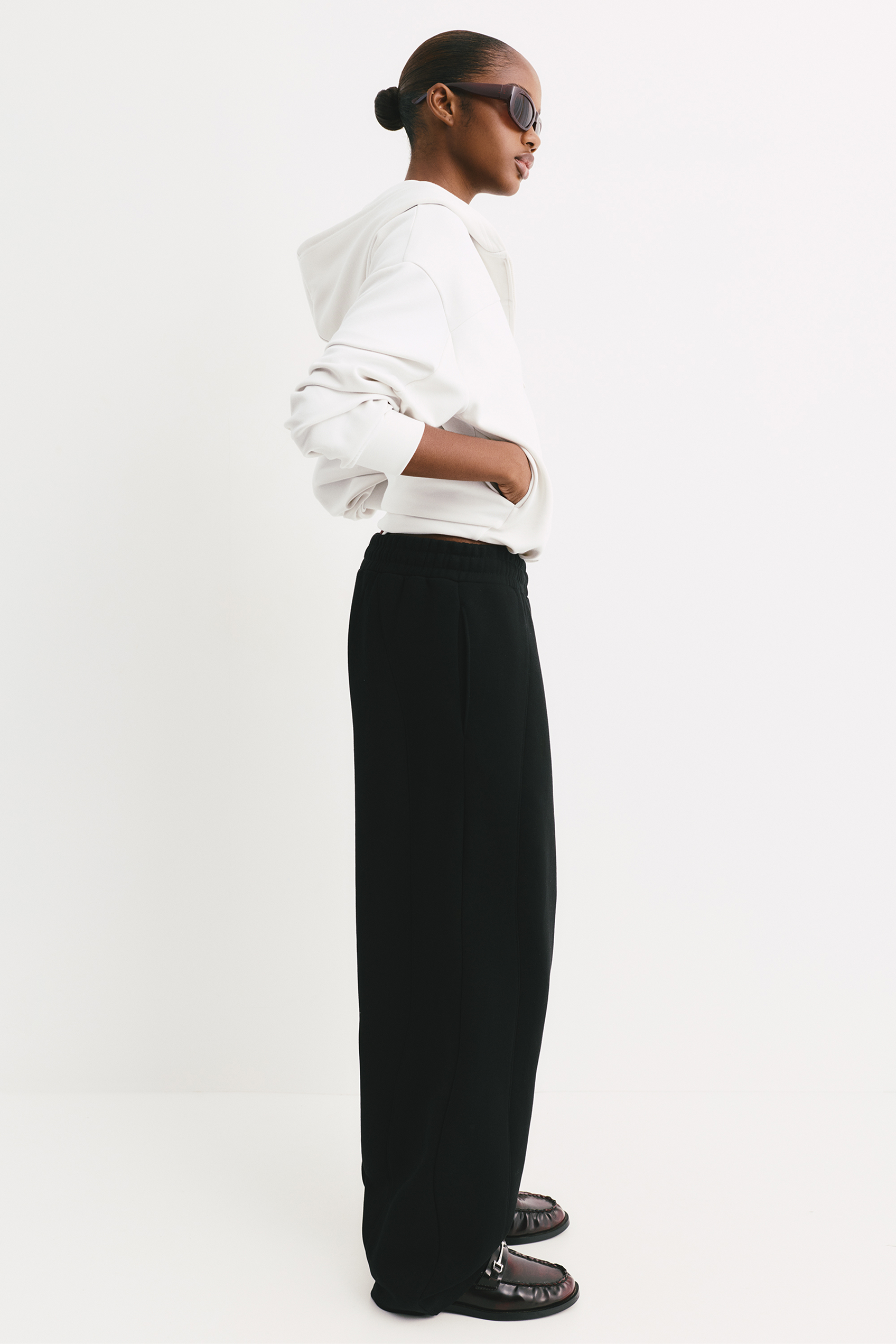 Felpa in modal con cappuccio