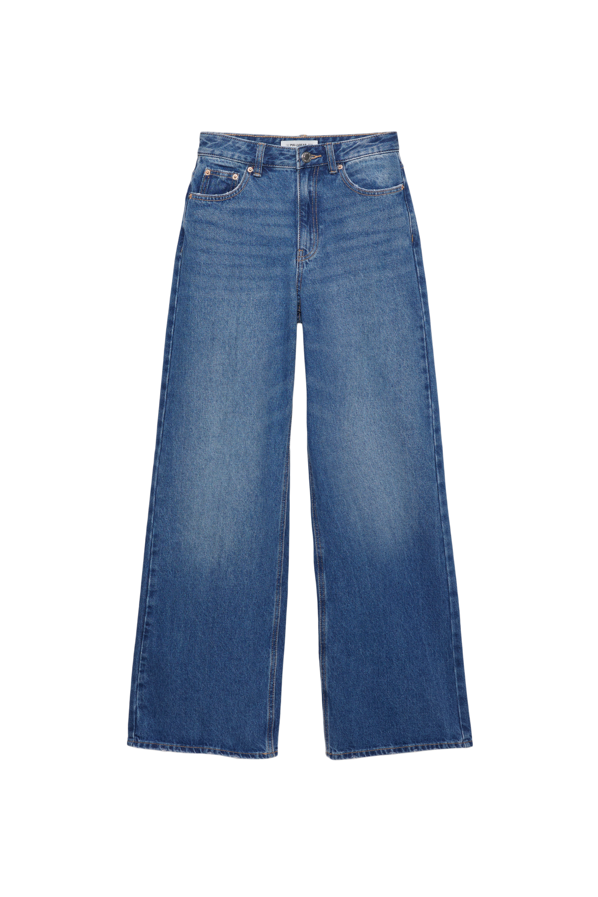 Wijde Pijpen Jeans Naad Donker Blauw – Ladylike Fashion