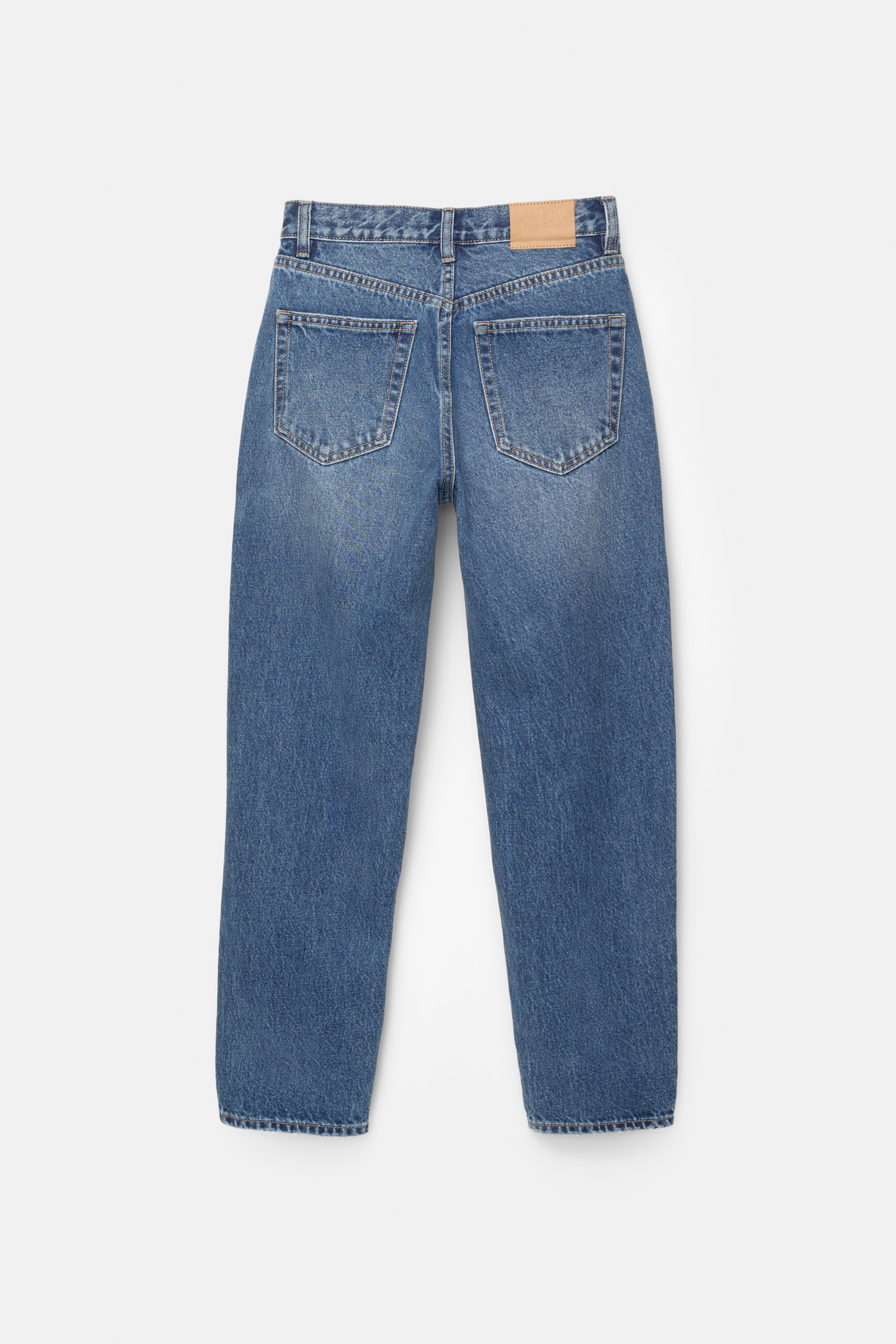 Mom-Fit-Jeans mit hohem Bund
