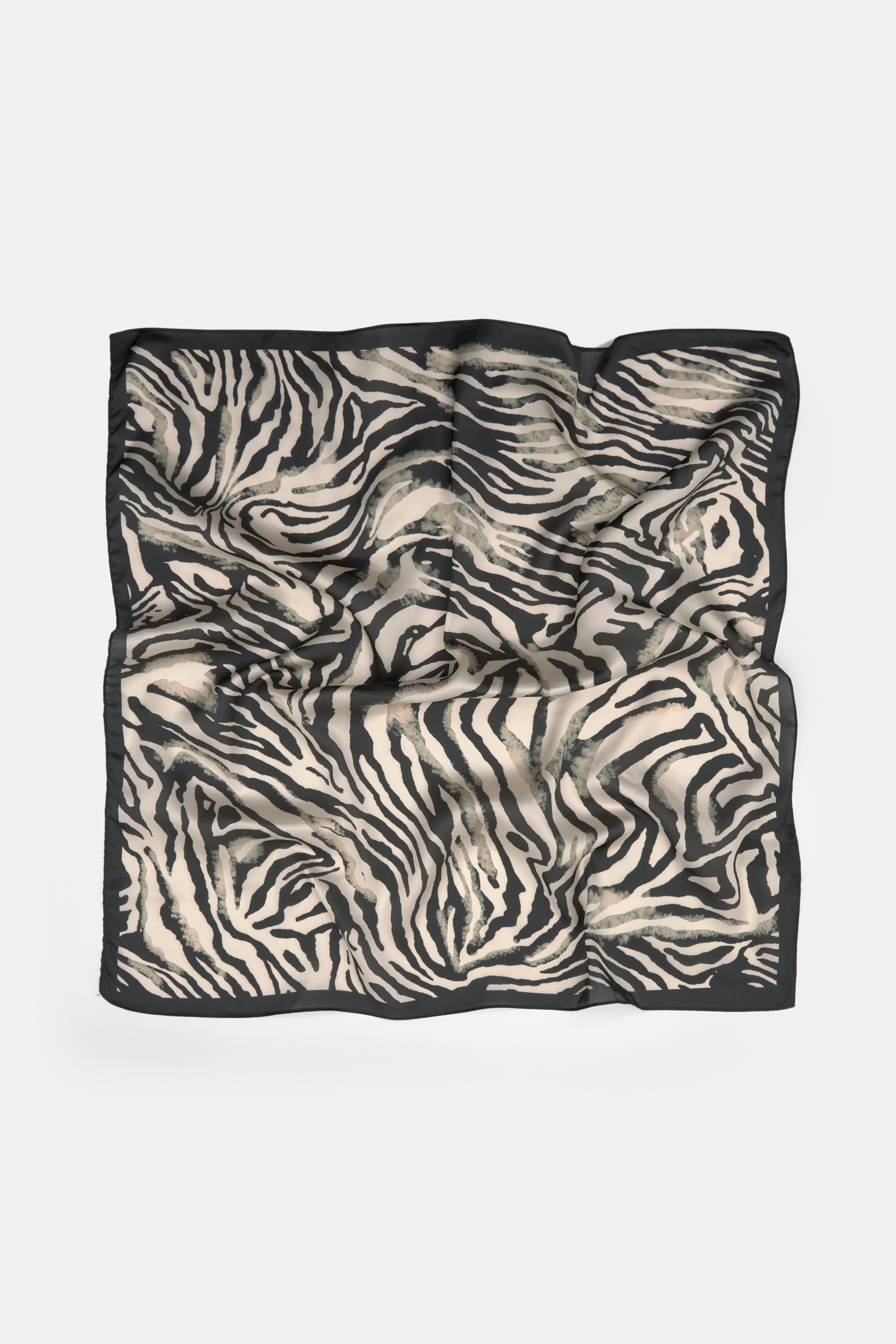 Satynowa bandana w zeberkę