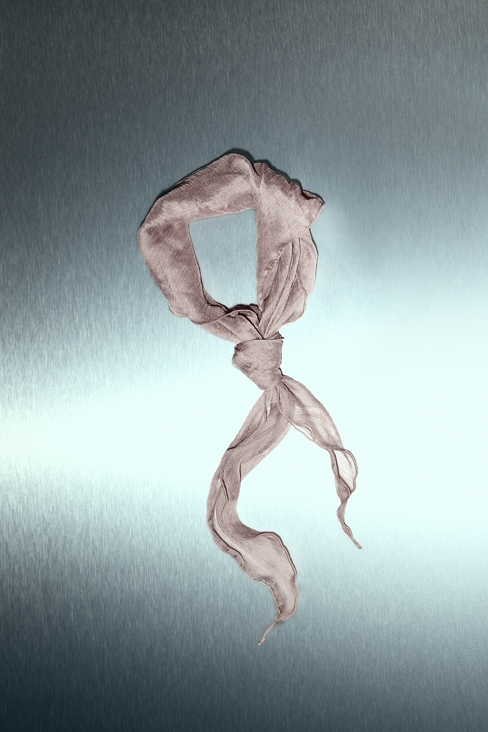 Semi-sheer gauze effect bandana