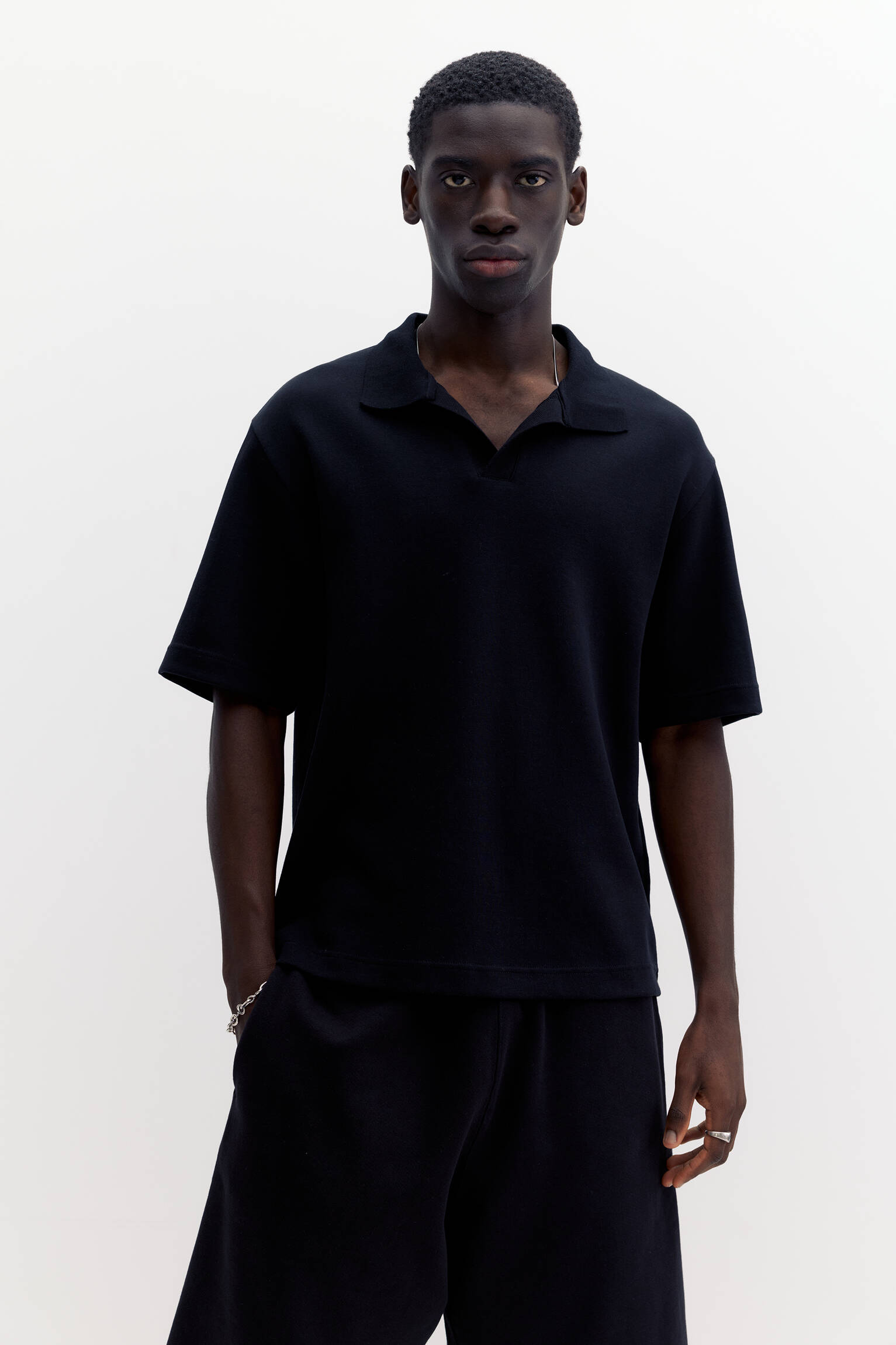 Kısa kollu interlok polo - Görsel 112