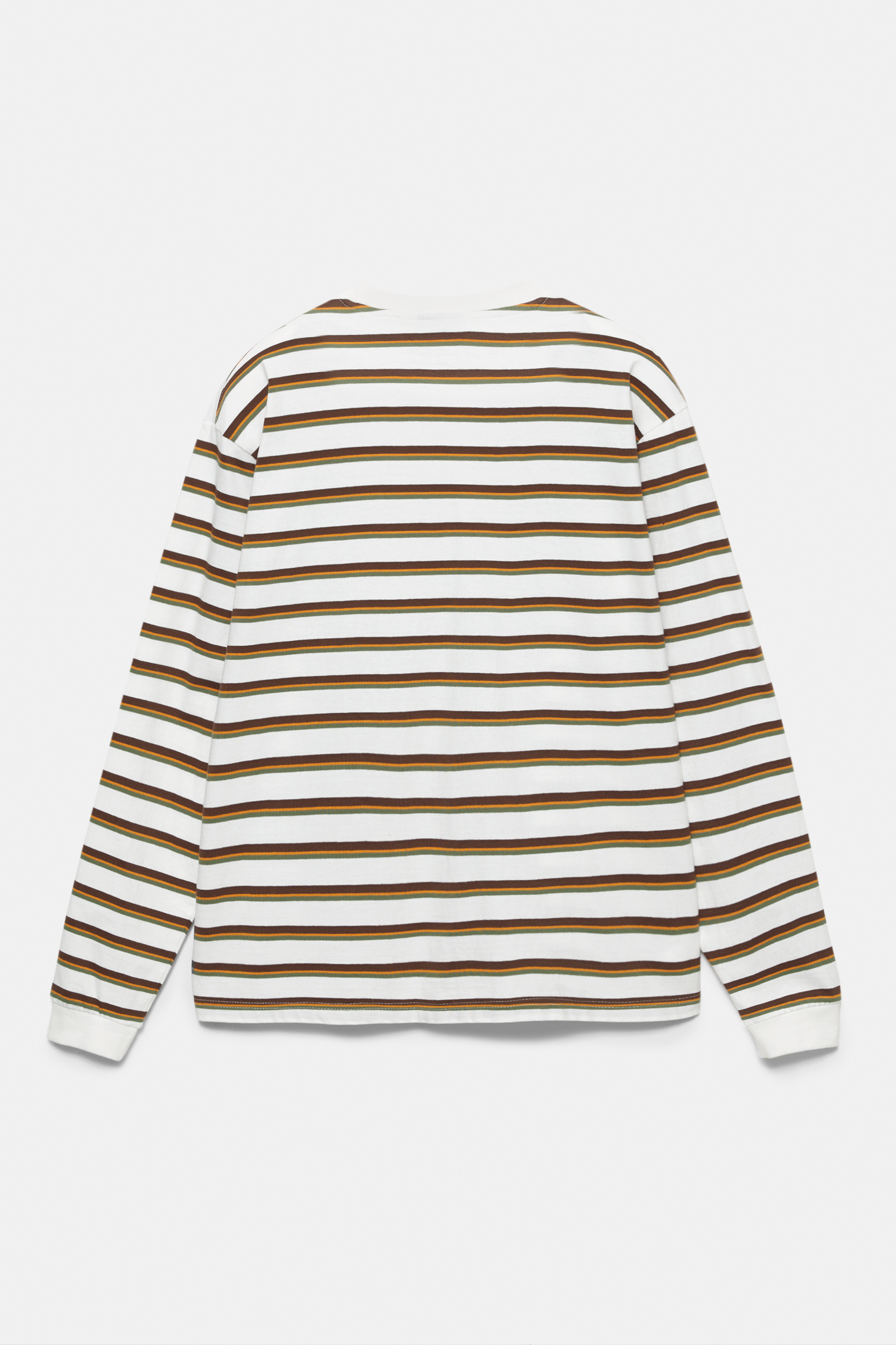 Long-sleeve striped T-shirt