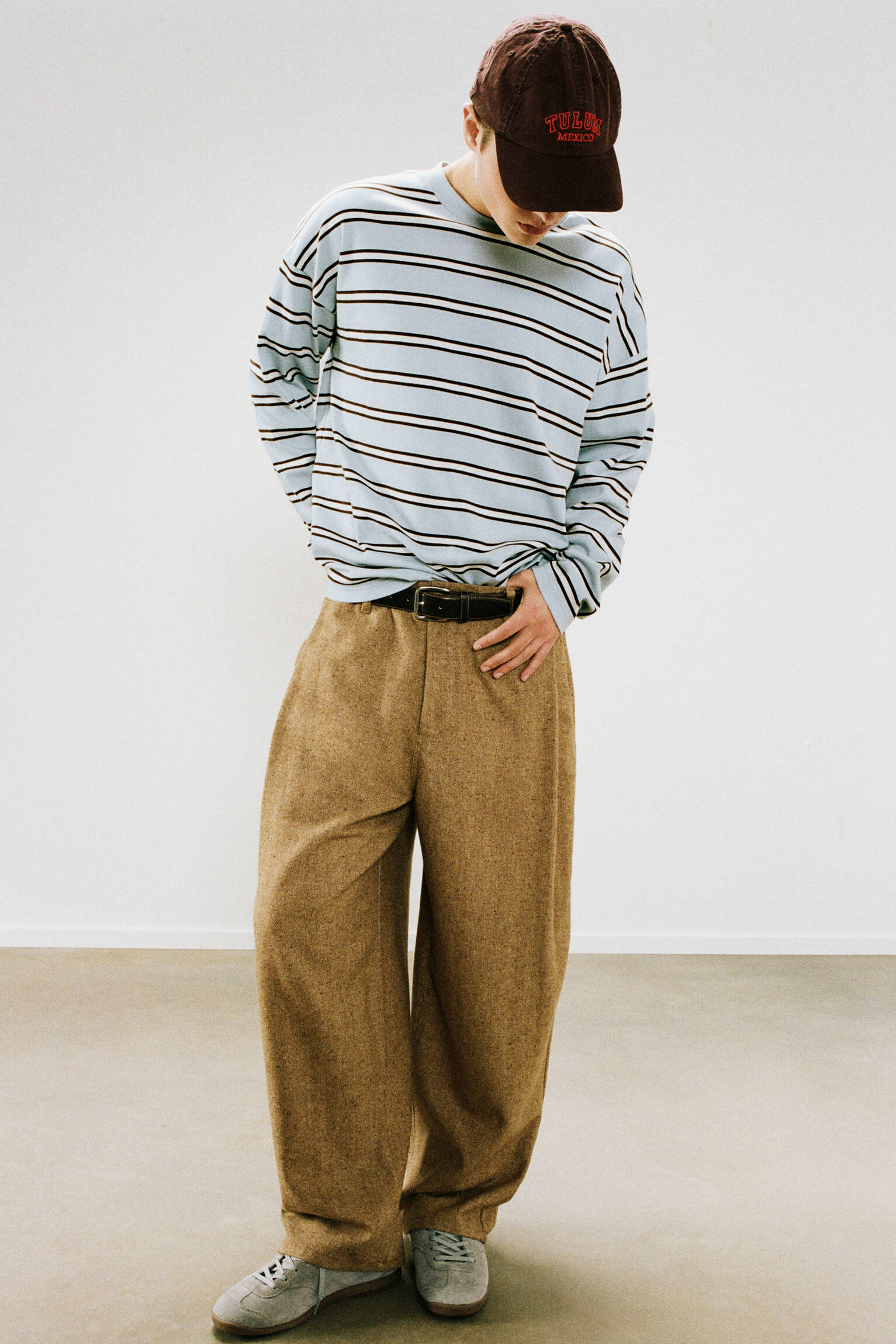 Uzun kollu çizgili t-shirt - Görsel 32