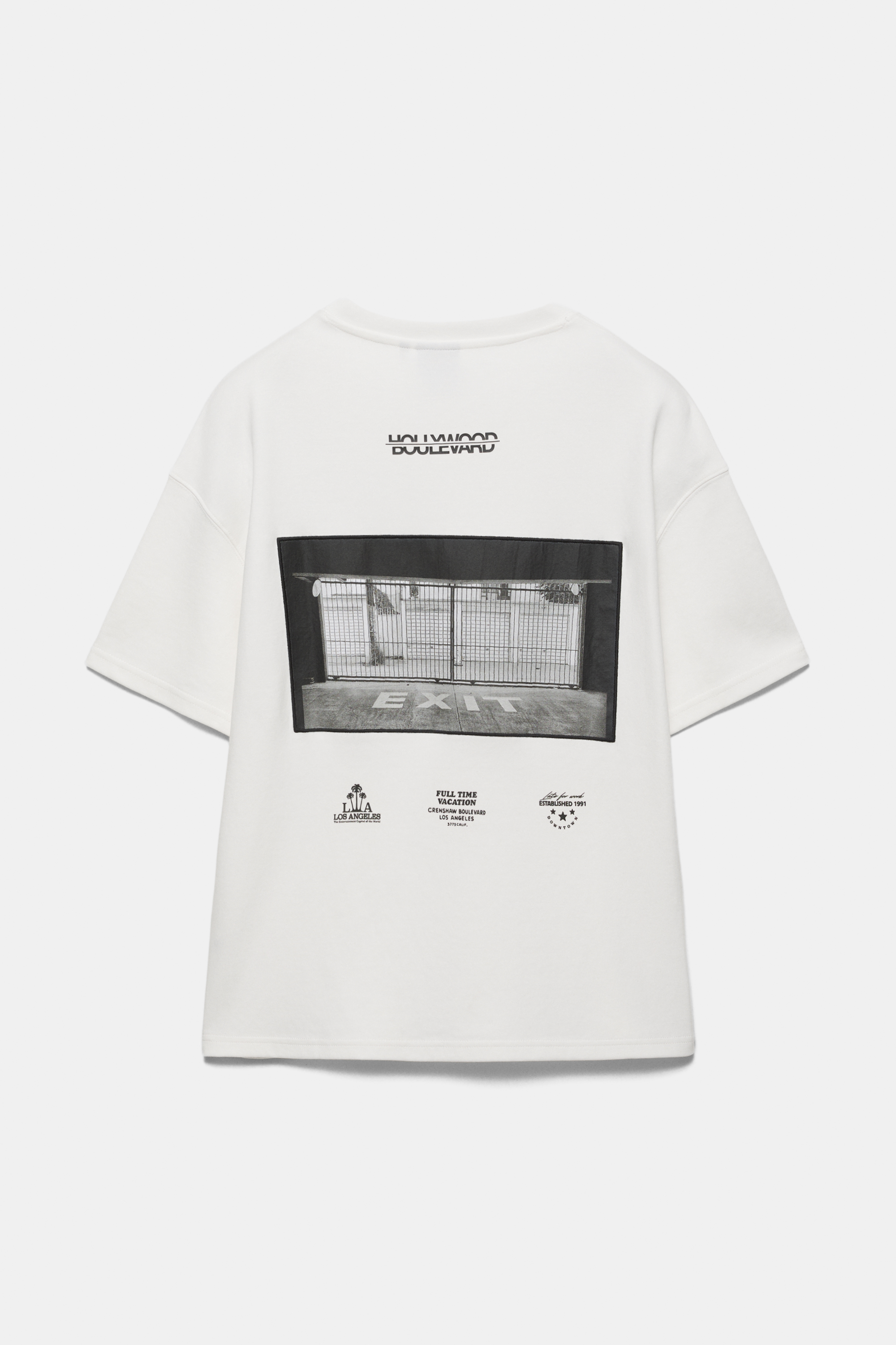 Sweat Pull&Bear Unisexe Blanc Peanuts Snoopy - Taille S - Occasion