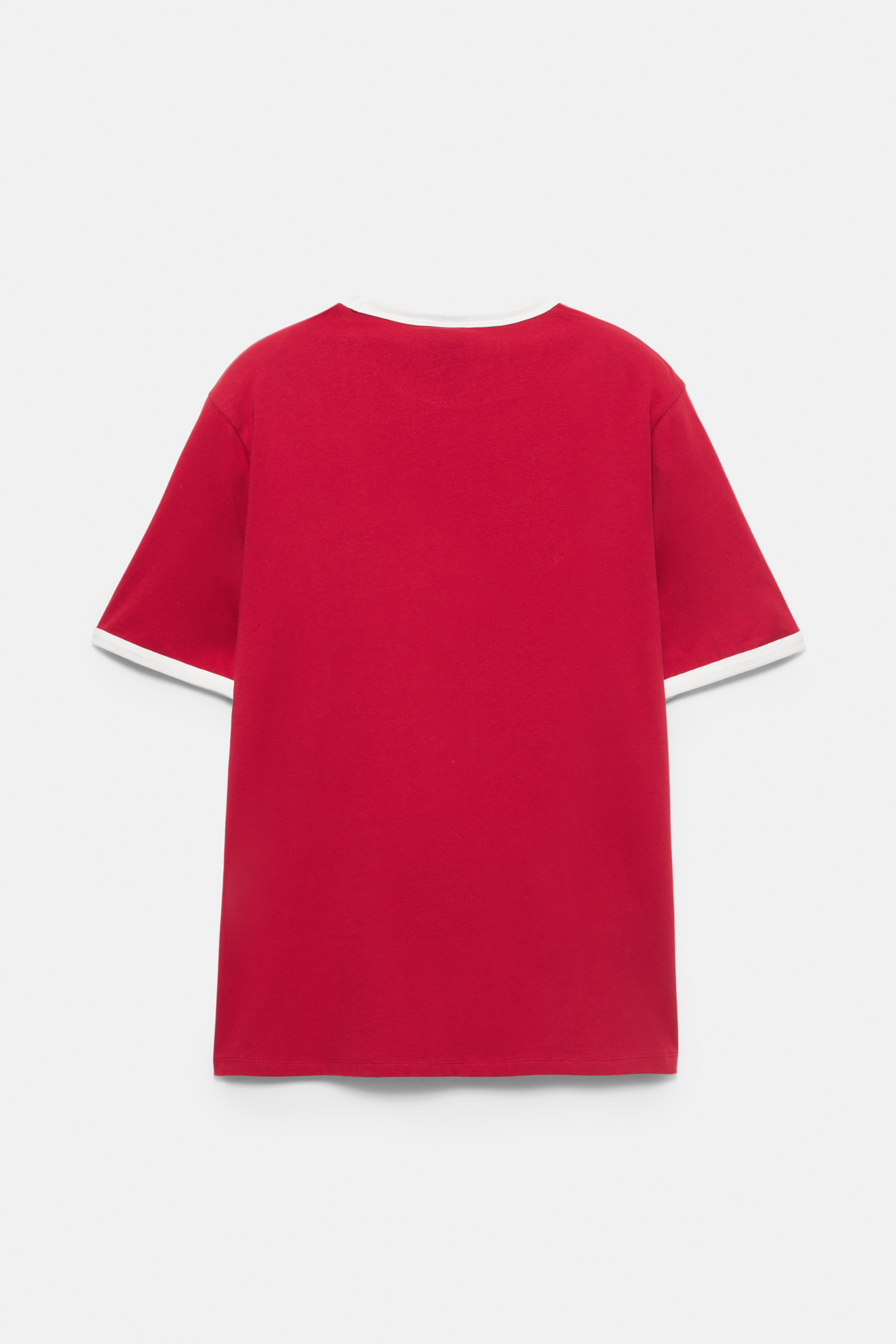 Maglietta a maniche corte a contrasto