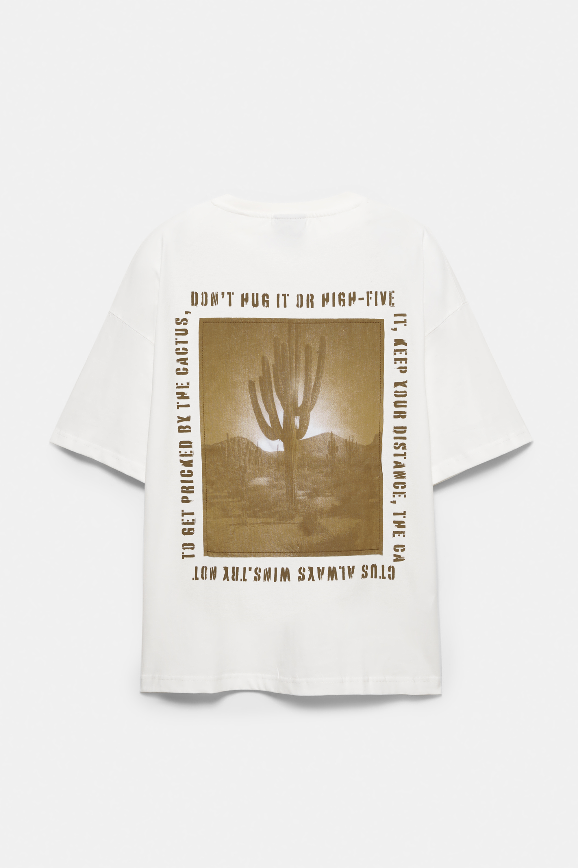 Sweat à manches courtes cactus