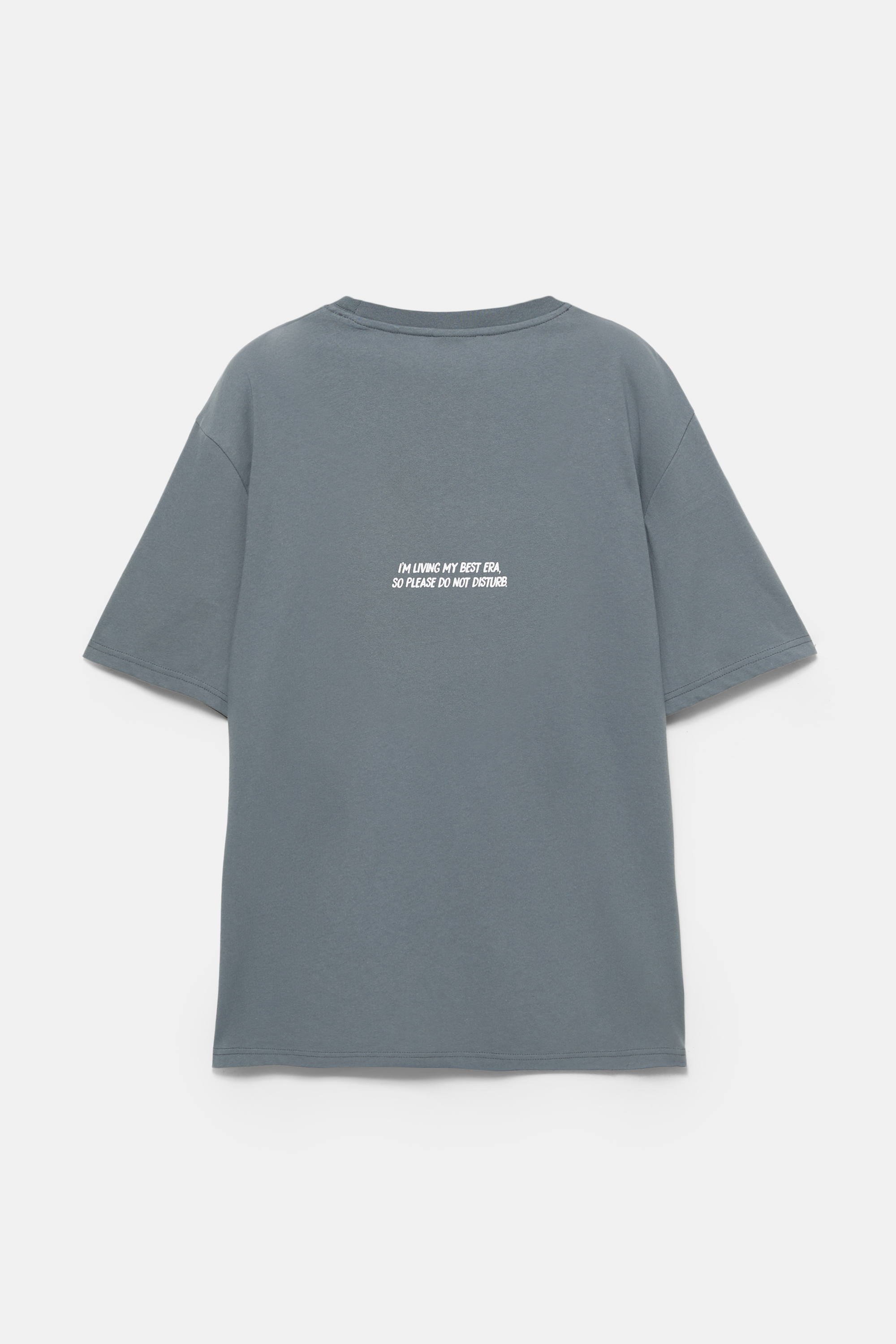 Camiseta manga corta texto