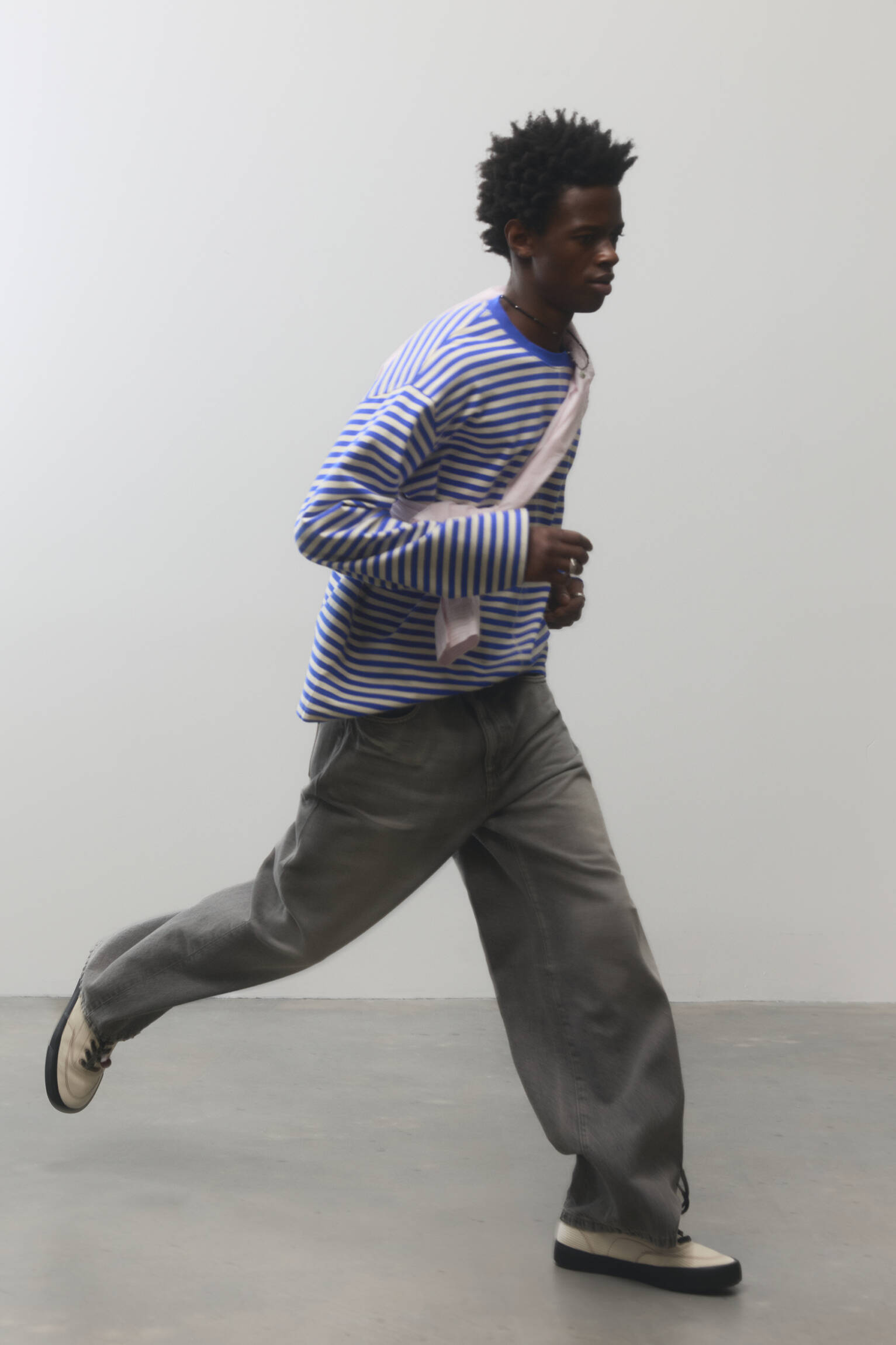 Çizgili uzun kollu t-shirt - Görsel 55