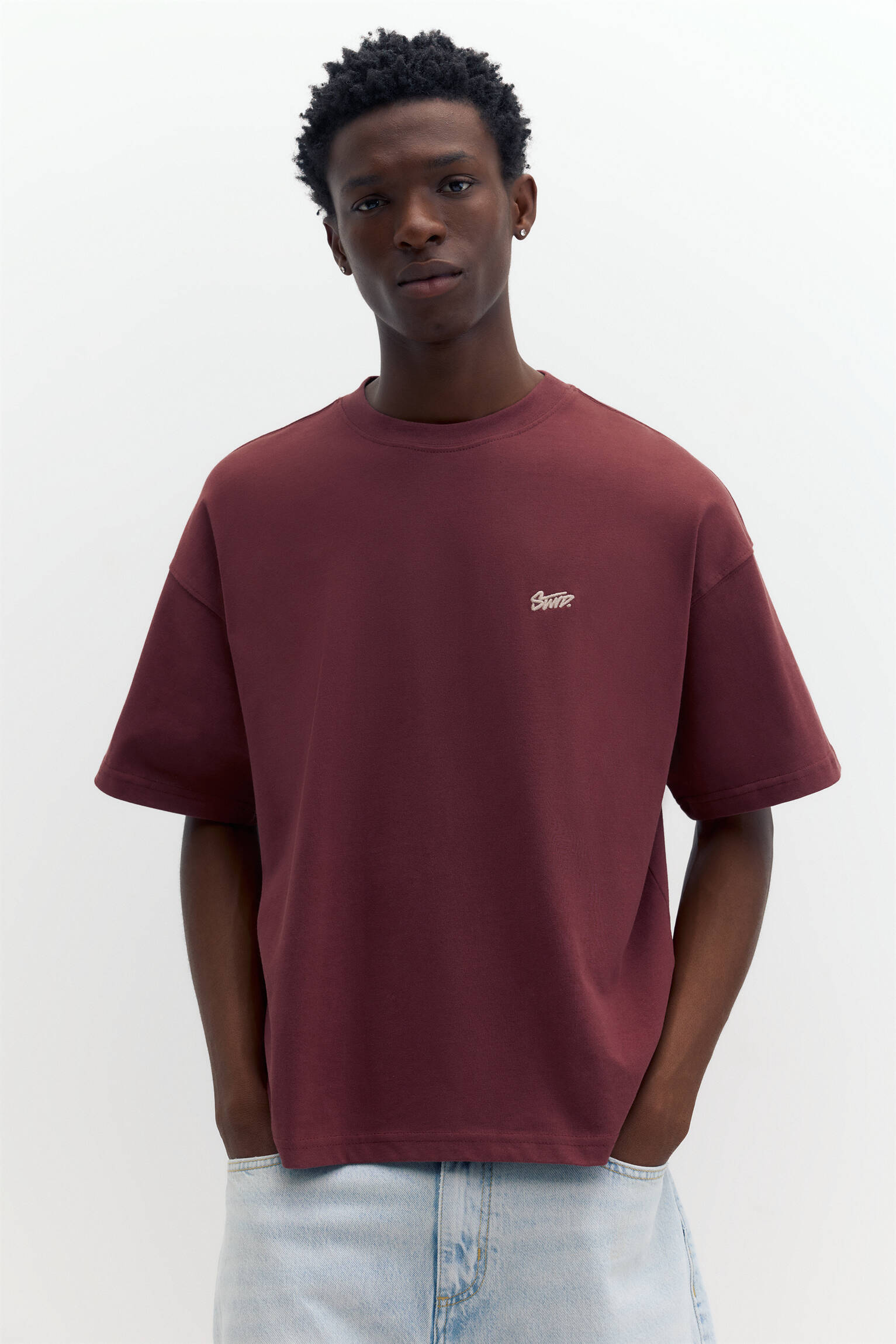 STWD logolu salaş t-shirt - Görsel 120