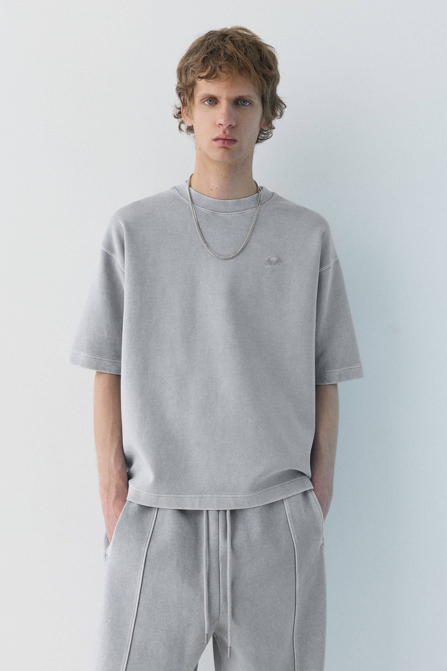 Soluk efektli STWD t-shirt - Görsel 29