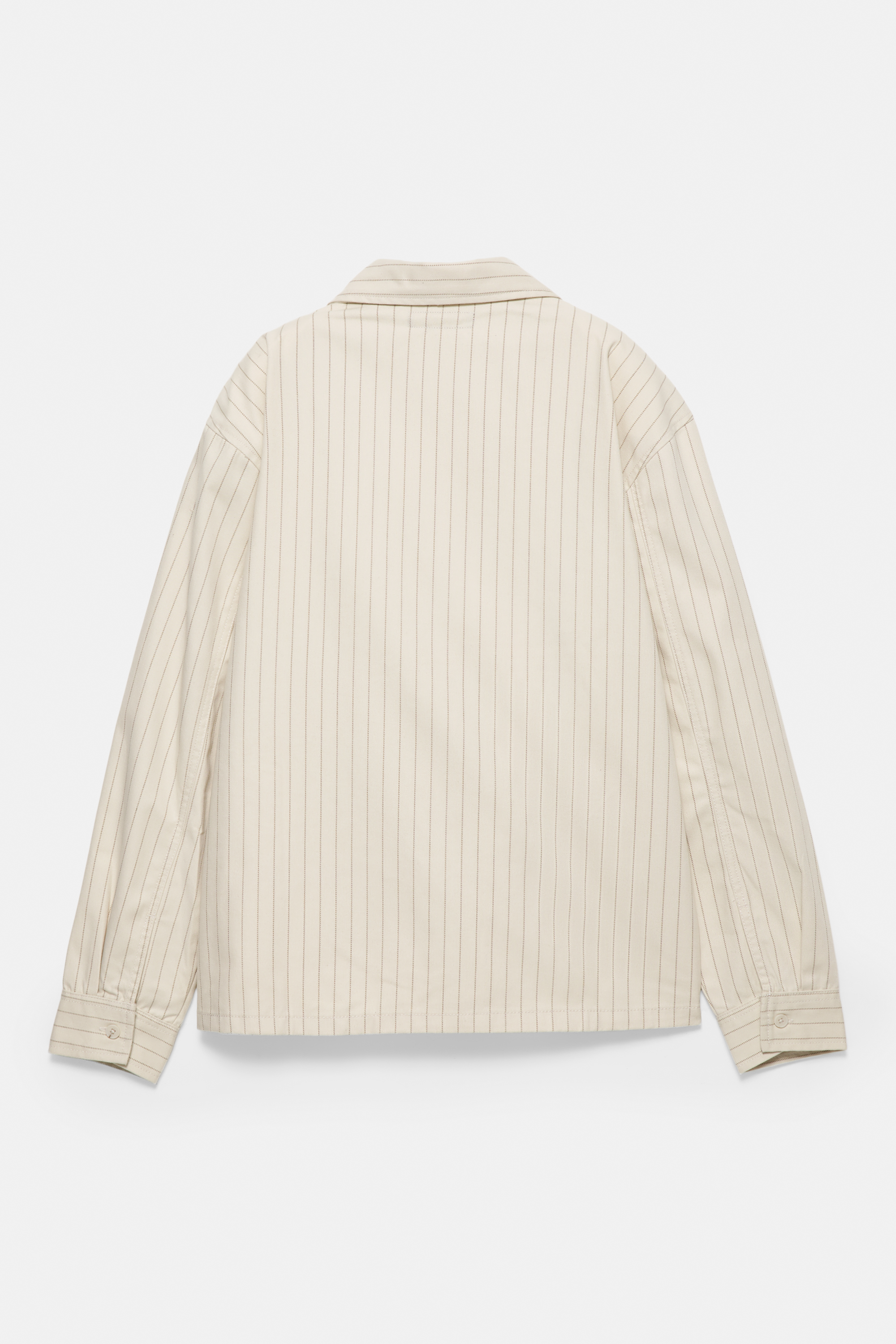 Striped embroidered shirt