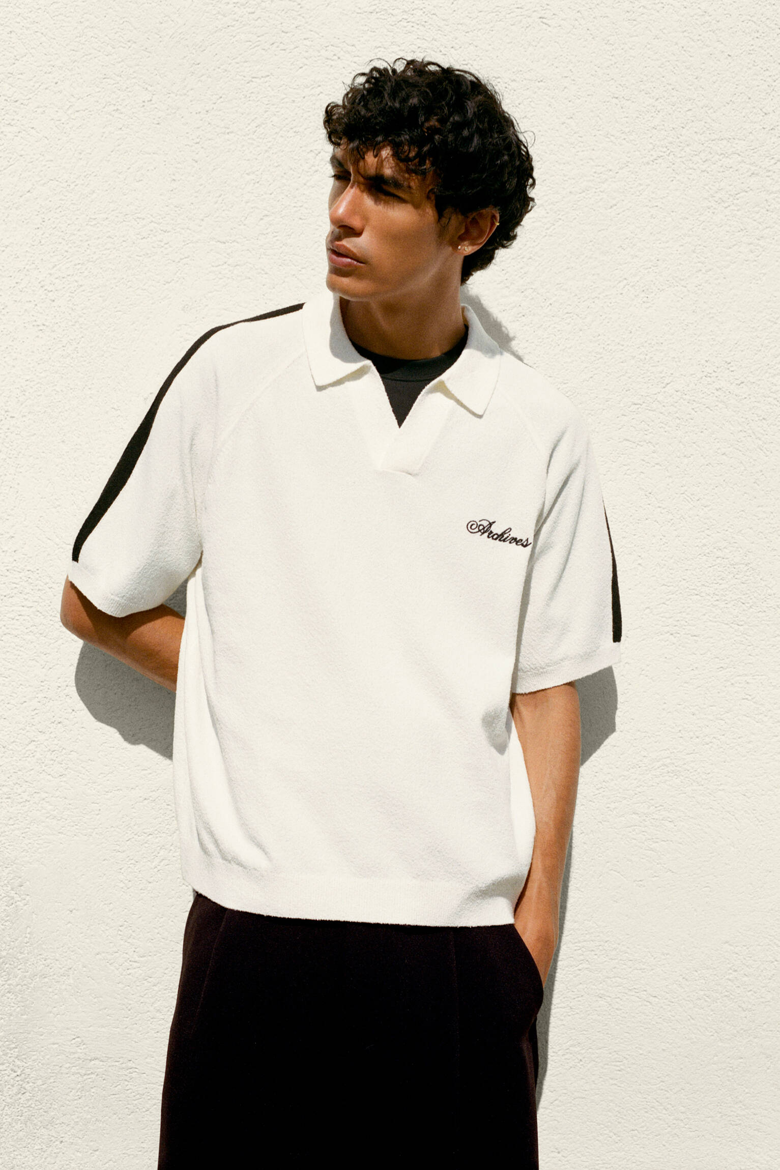 İşlemeli reglan kol polo - Görsel 15