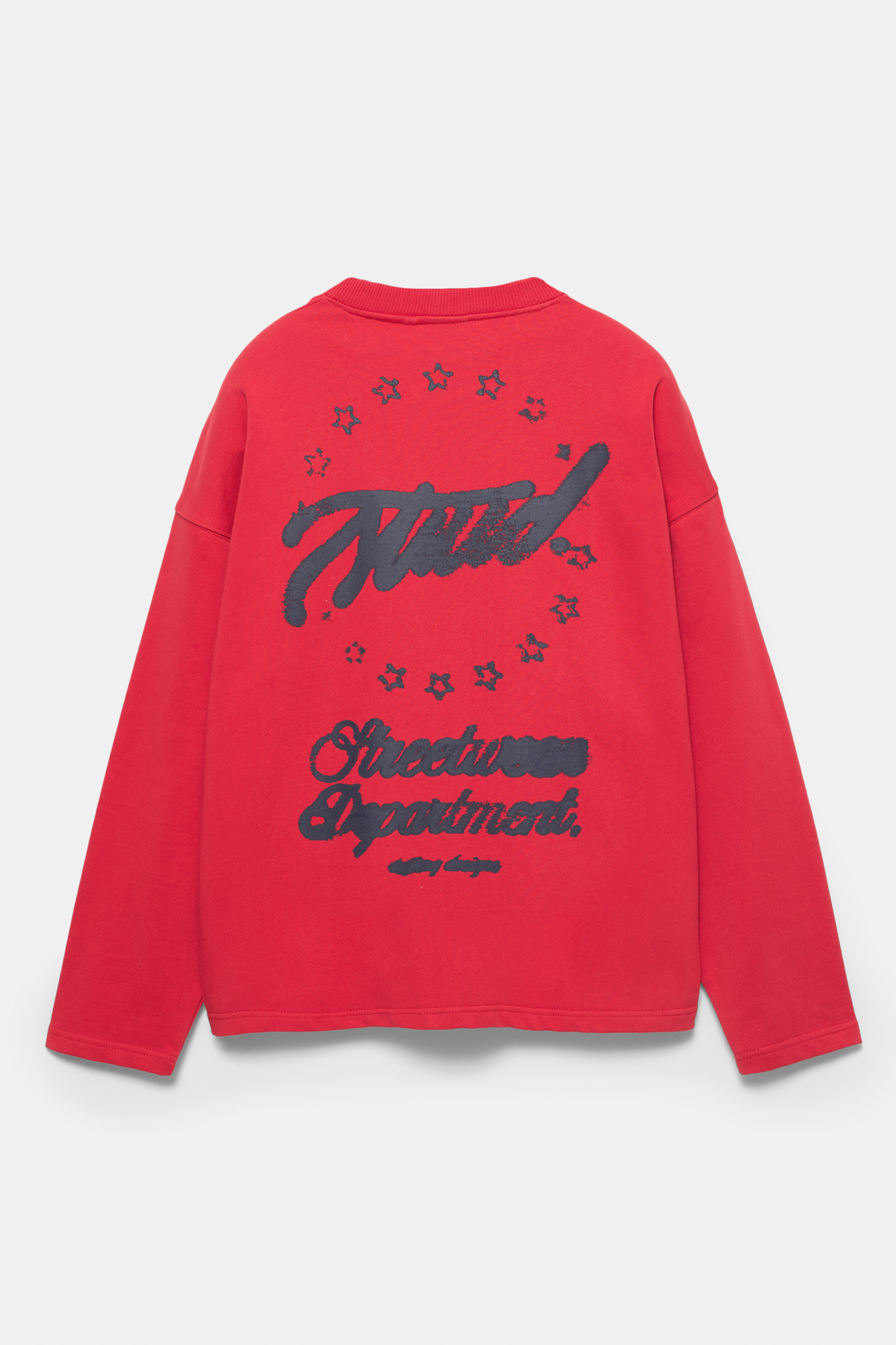 Sweat rouge à motif STWD