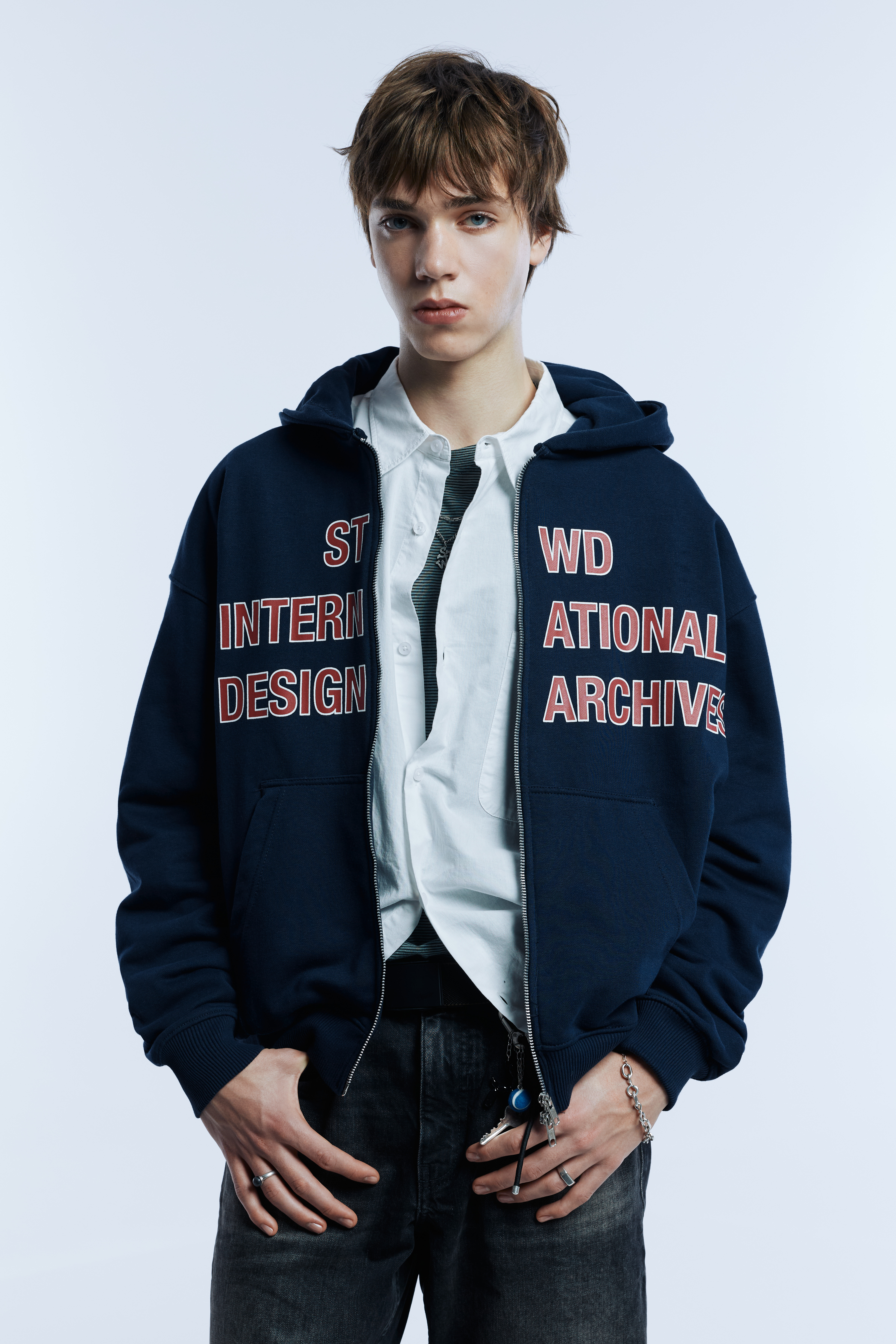 Sweat à capuche zippé STWD