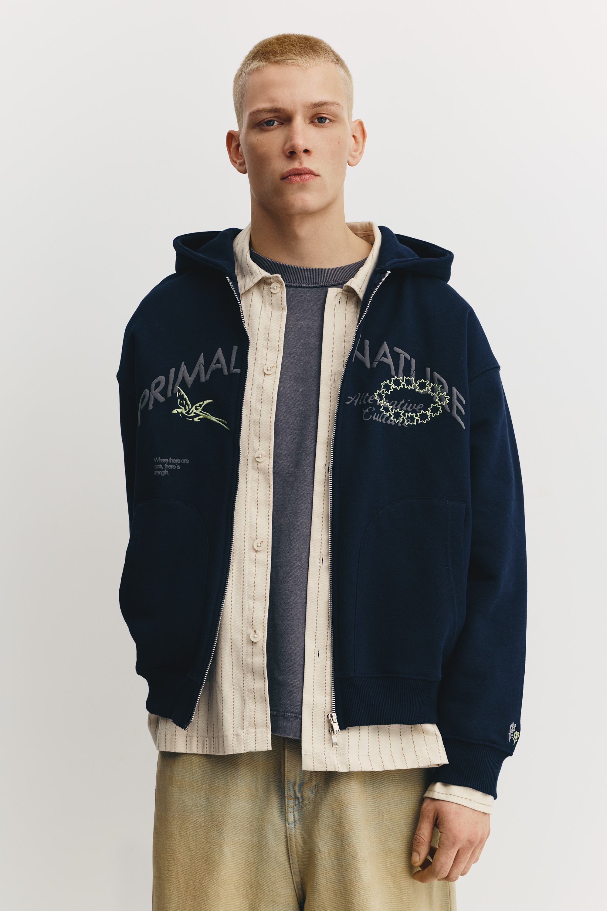 Sweat à capuche zippé Primal Nature