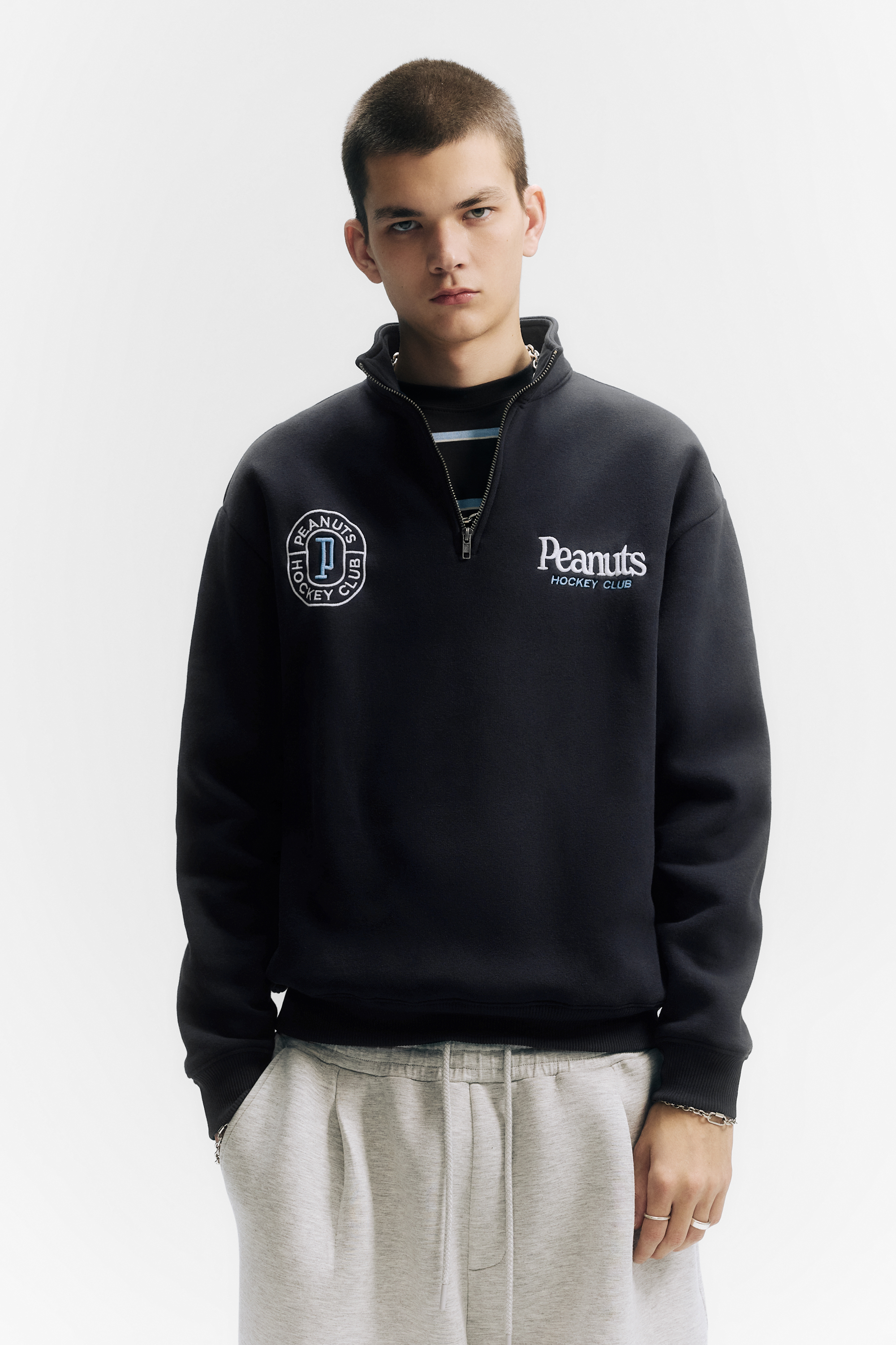 Peanuts quarter-zip sweatshirt