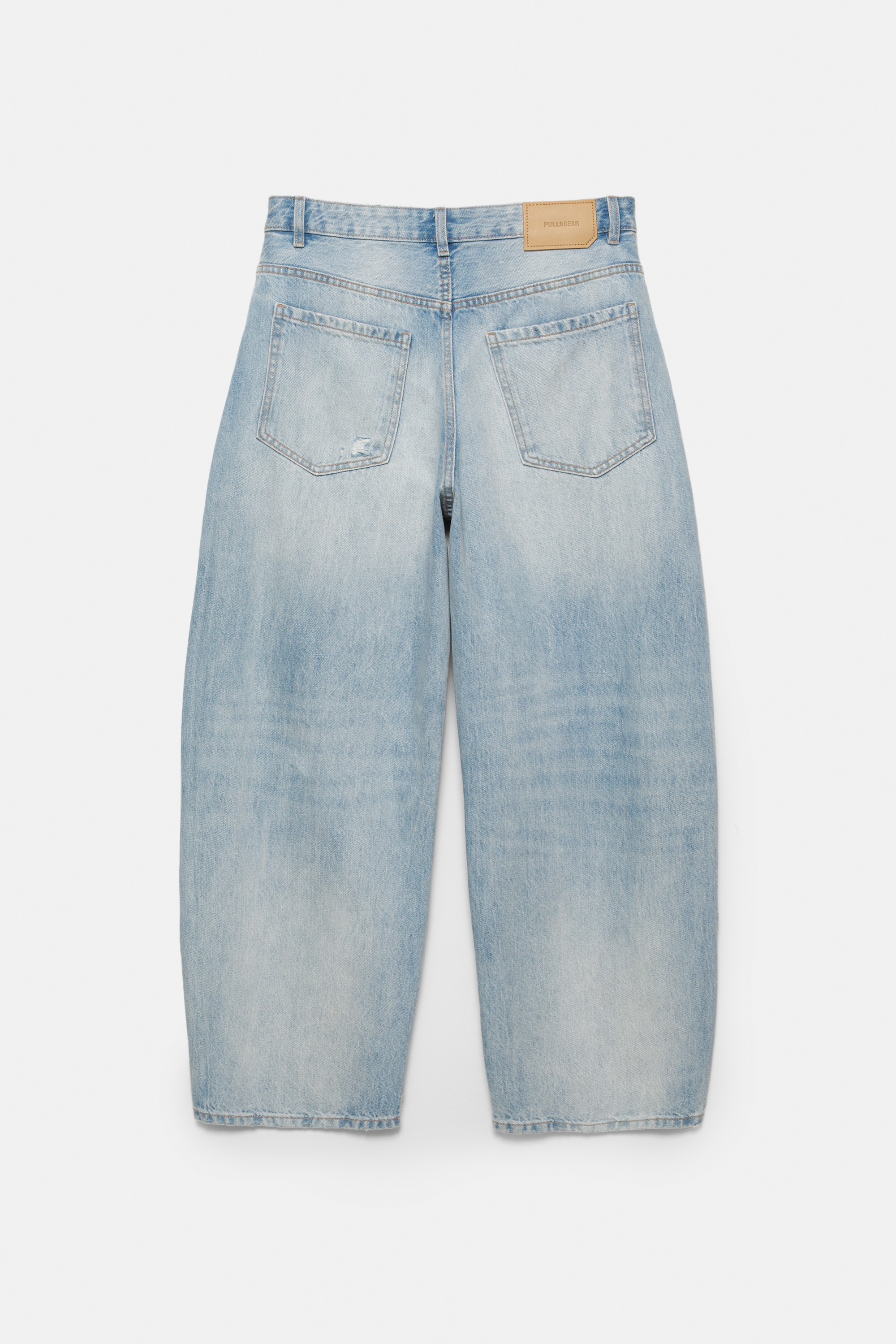 V-waist baggy Jeans