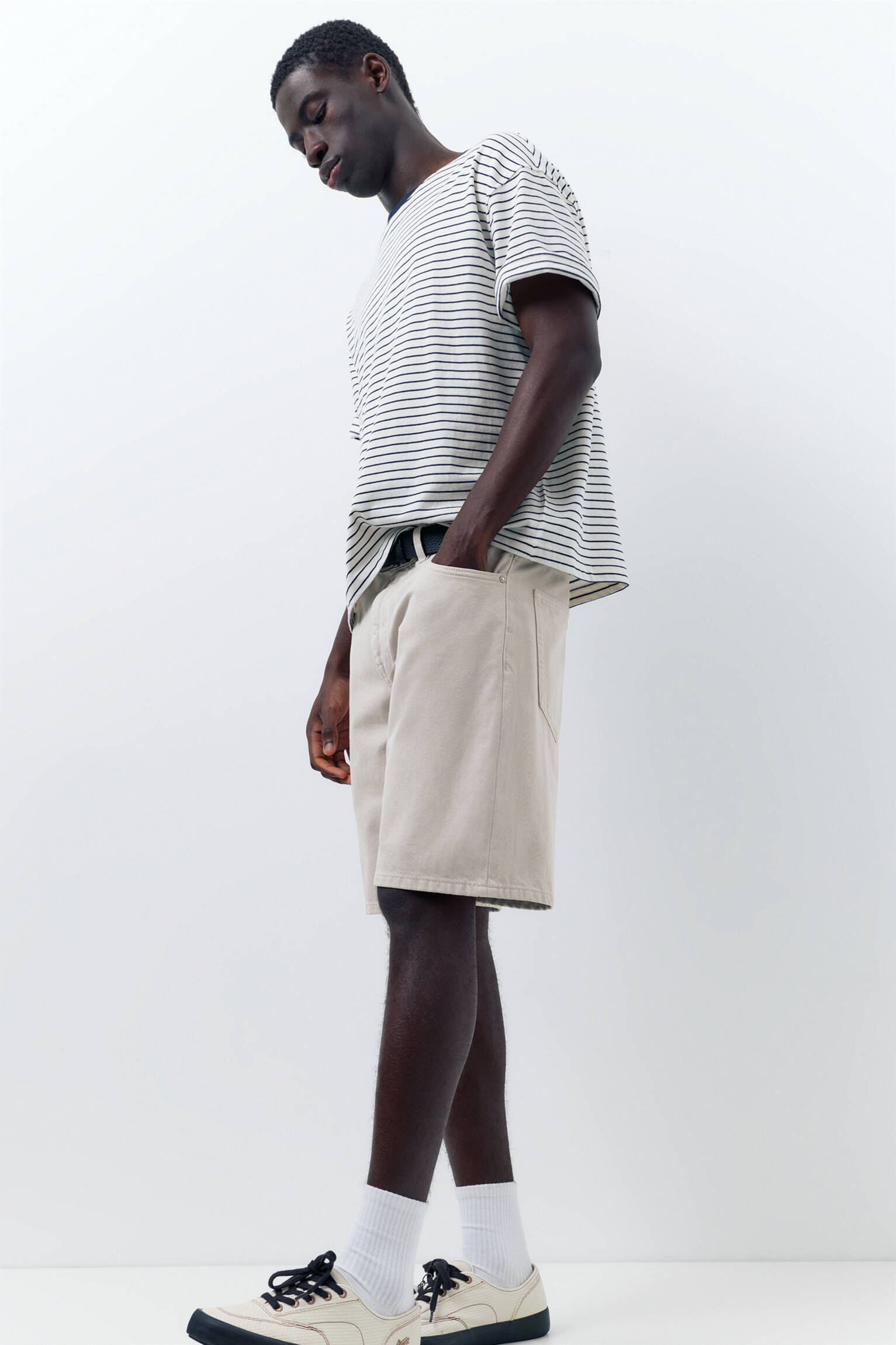 Denim bermuda şort - Görsel 152