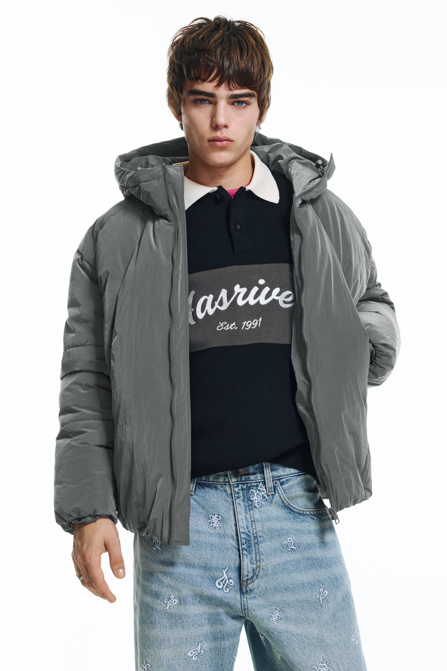 Kesimli şişme mont - Görsel 27