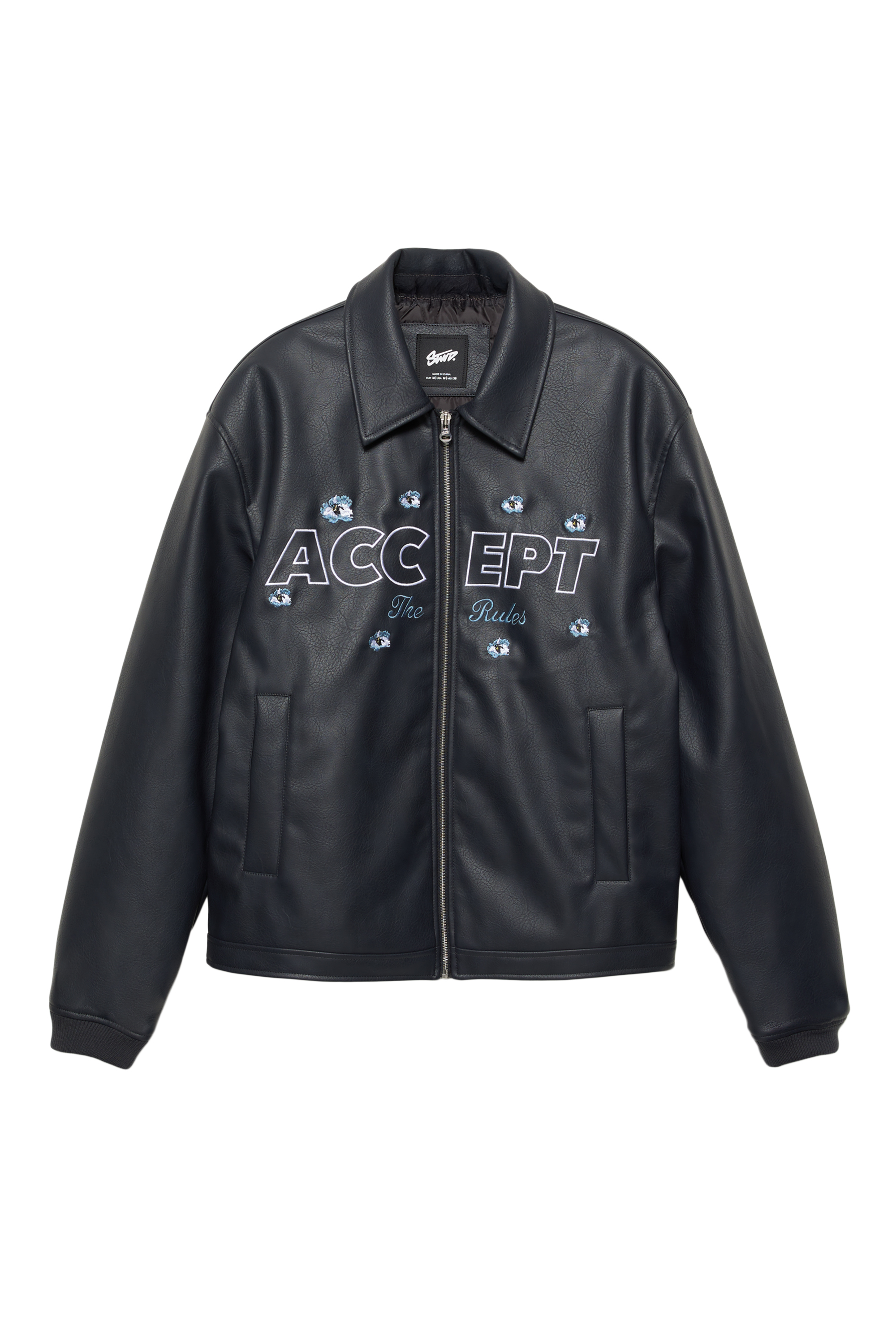Erkek Biker Ceket Modelleri - Suni Deri Ceket | Pull&Bear Turkey