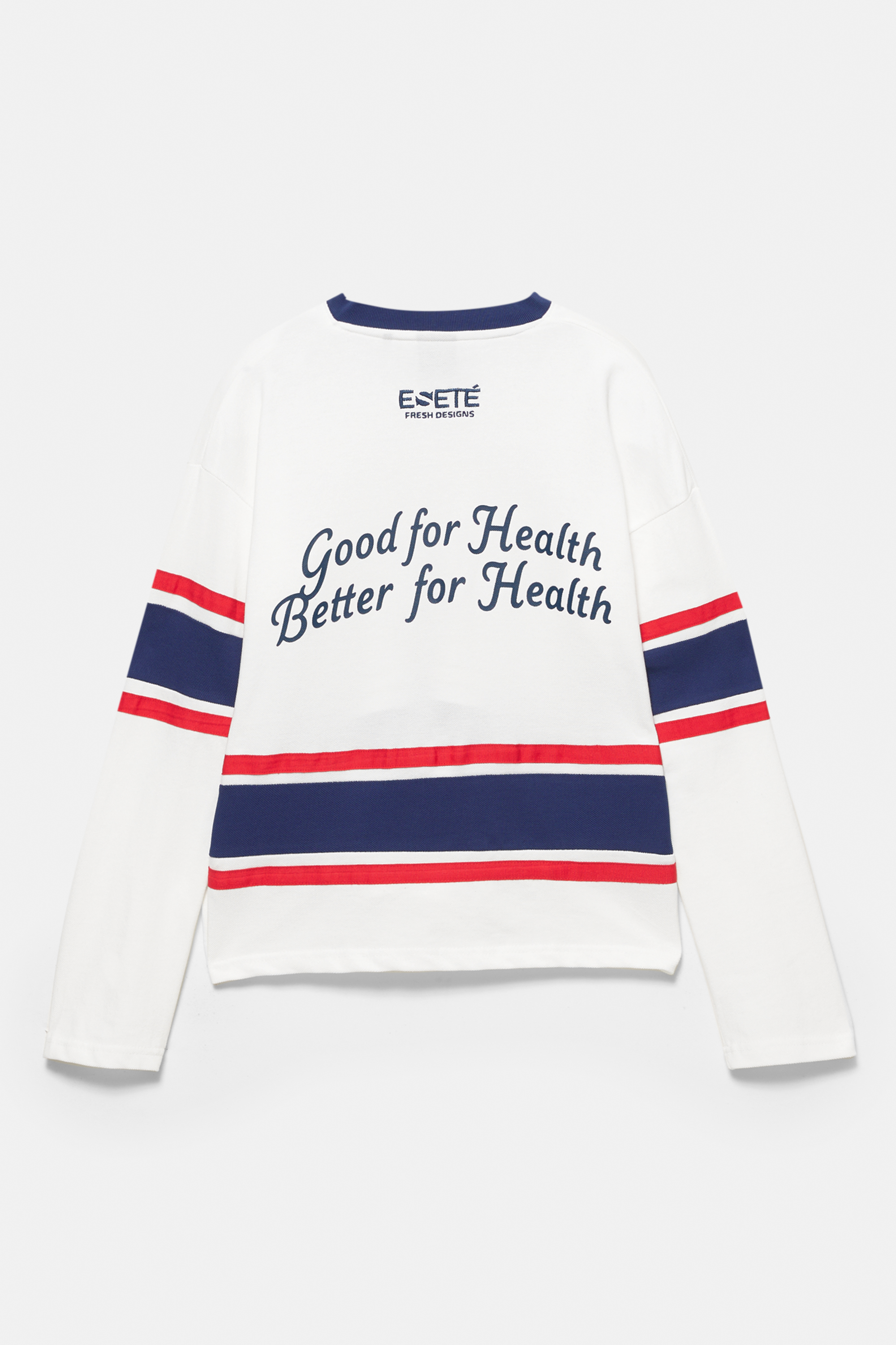 Μπλούζα χόκεϊ με color block και αριθμό