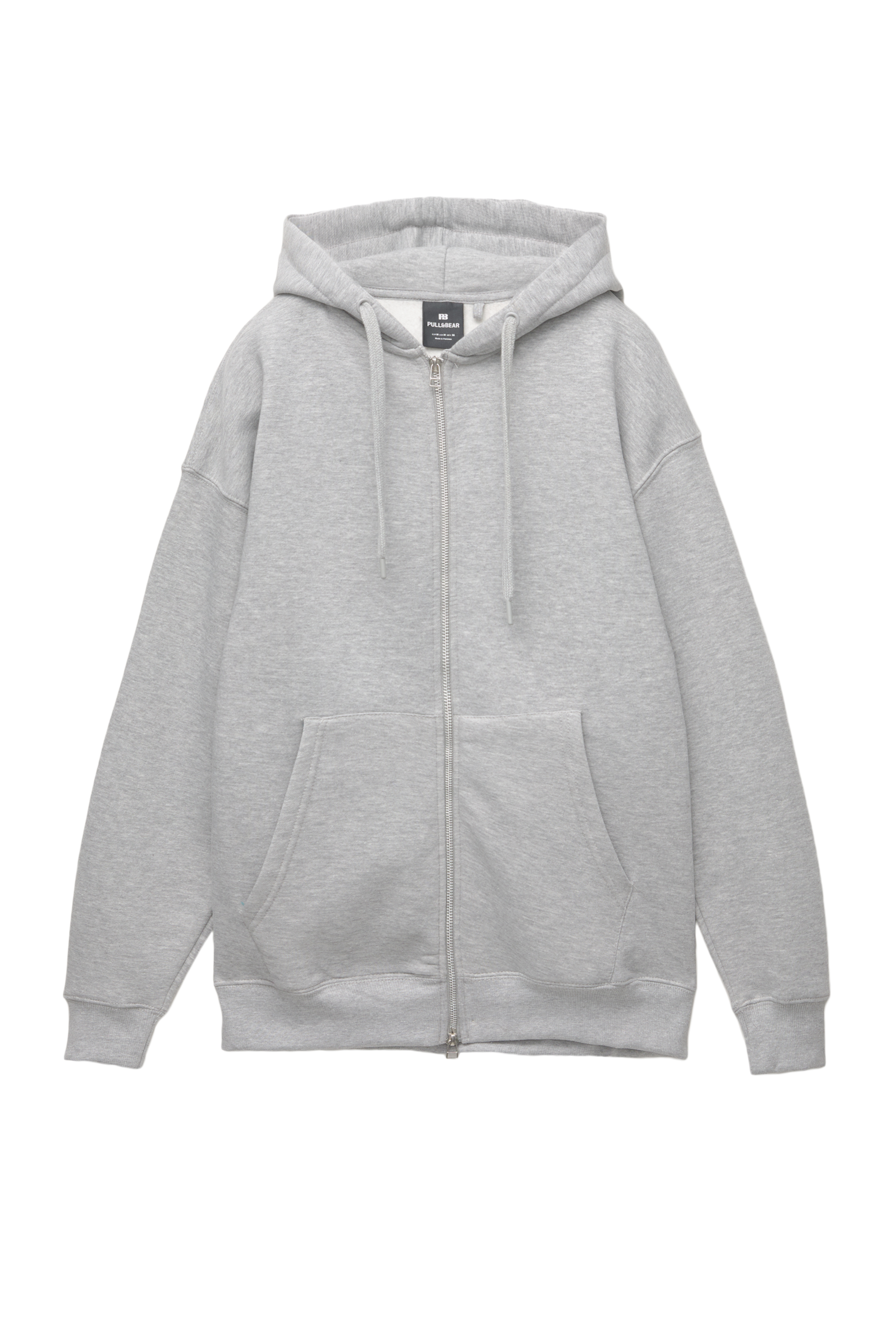 Basic φούτερ με κουκούλα και φερμουάρ