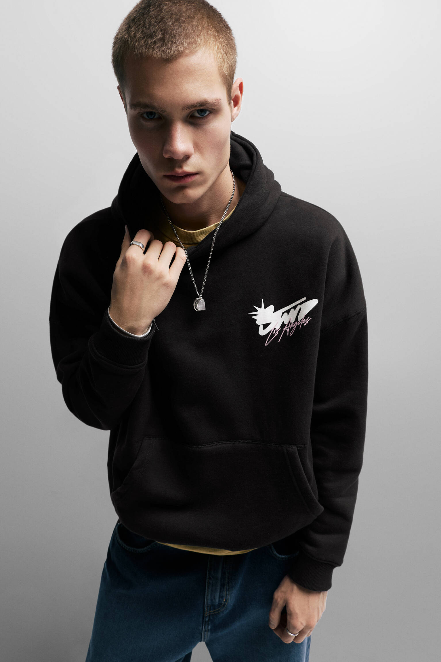 STWD Los Angeles hoodie - PULL&BEAR
