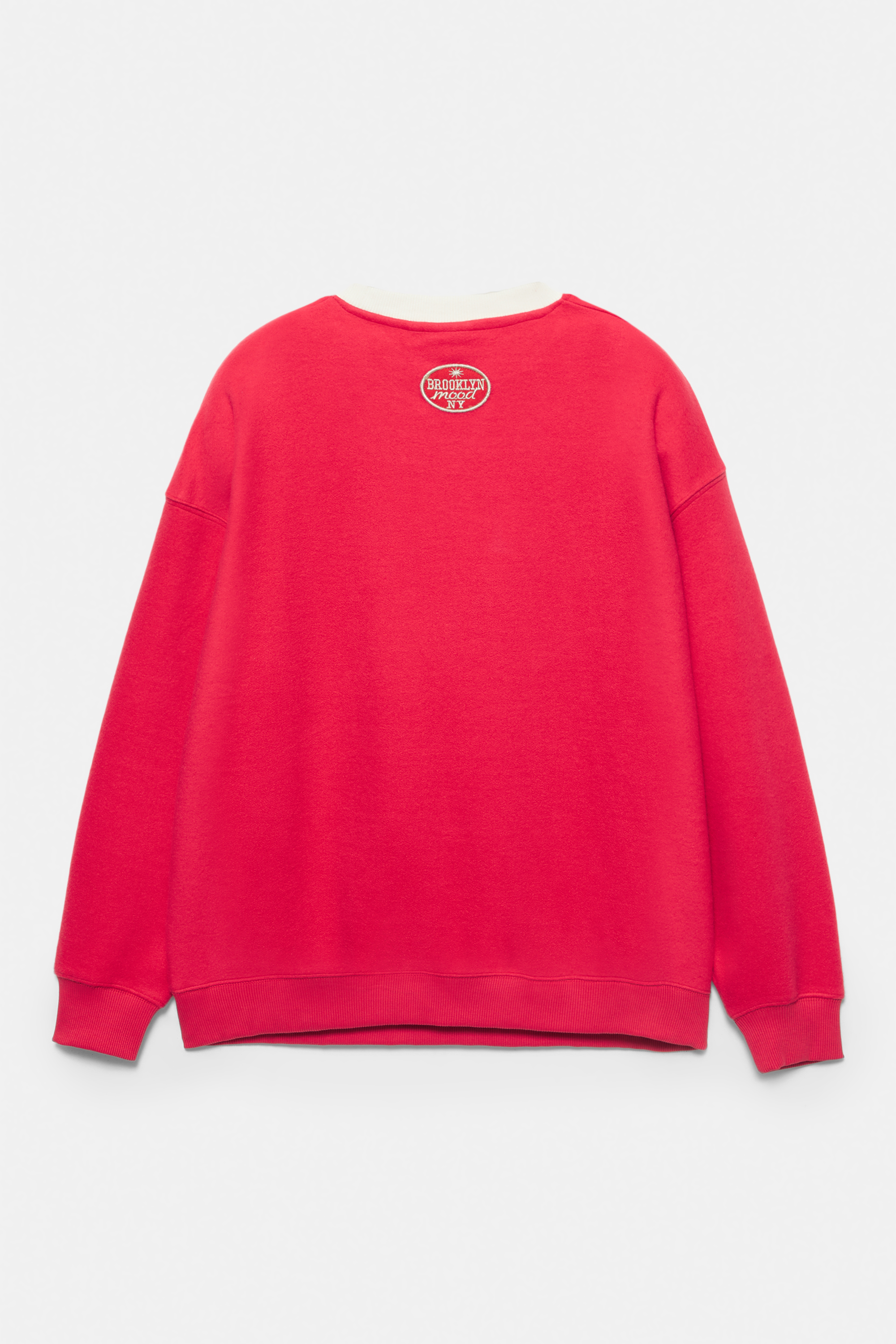 Red Brooklyn sweatshirt