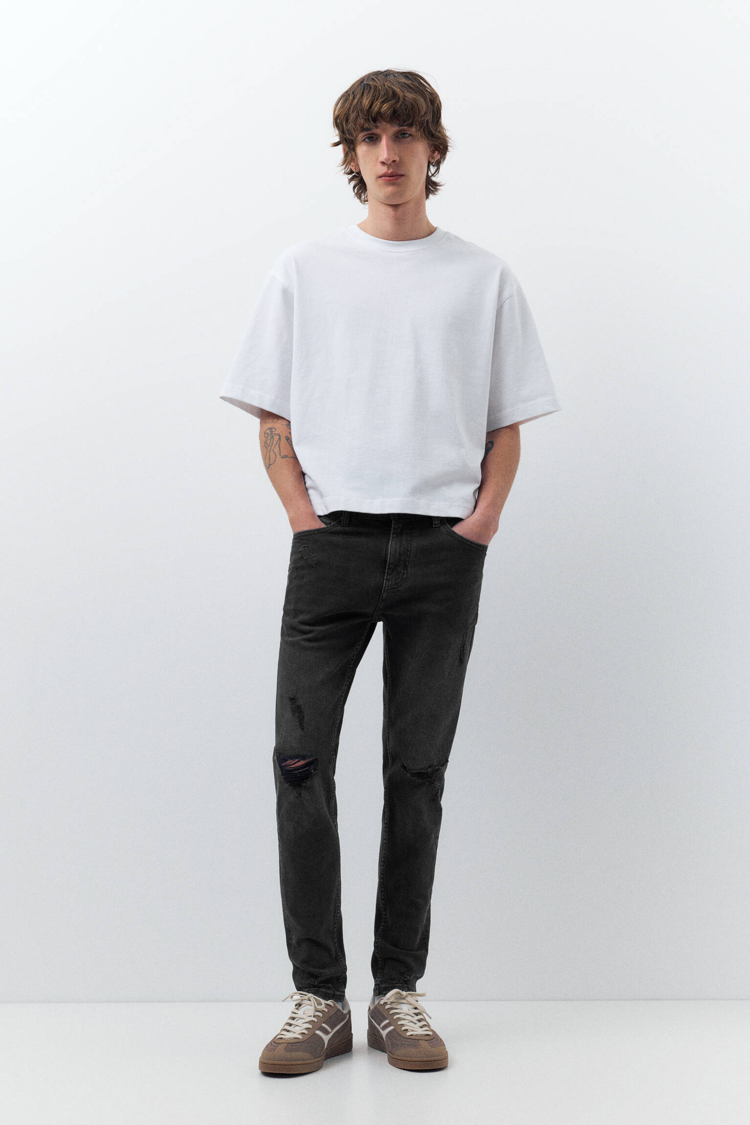 Yırtık skinny jean - Görsel 62