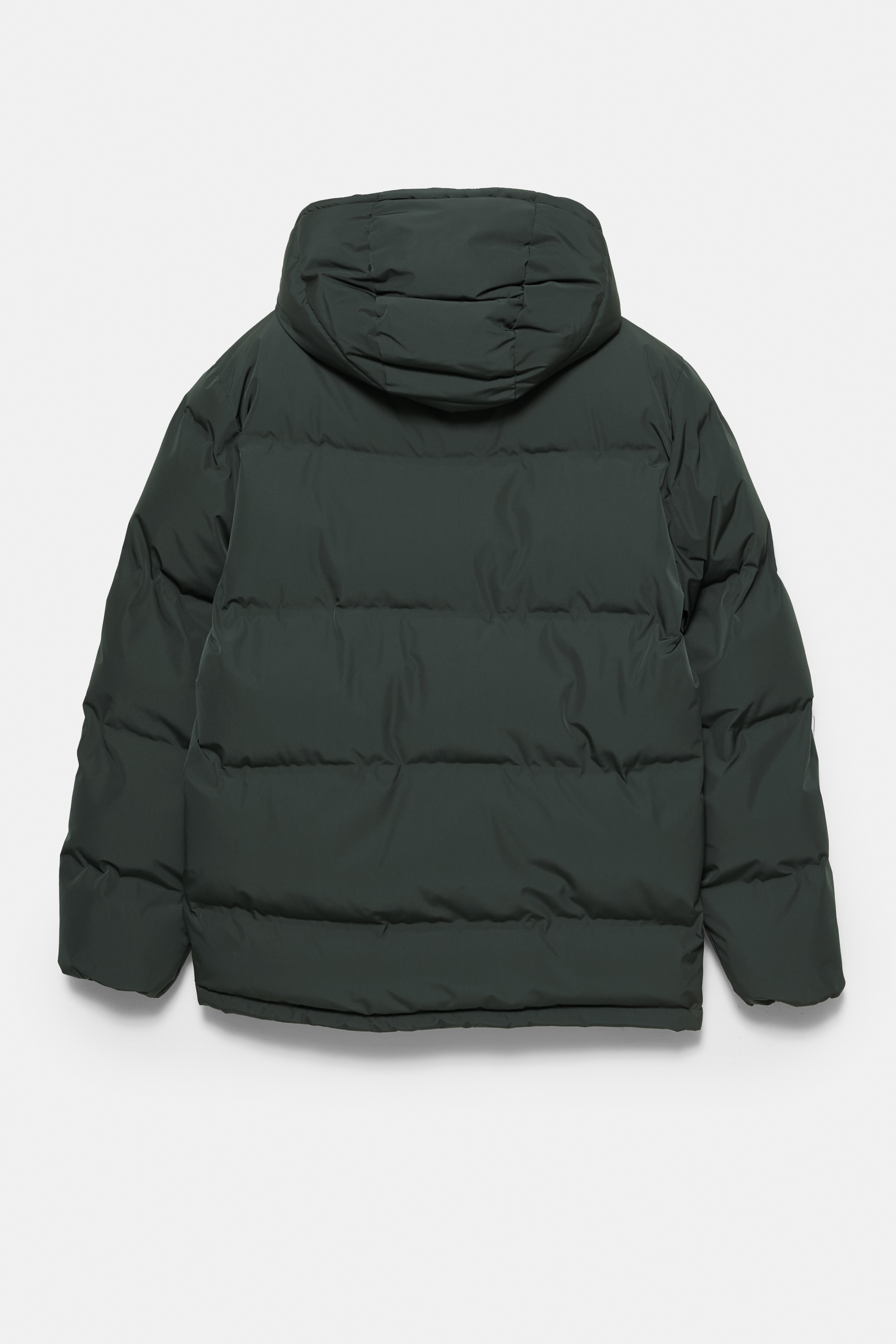 Gewatteerd jack met gesealde naden en capuchon