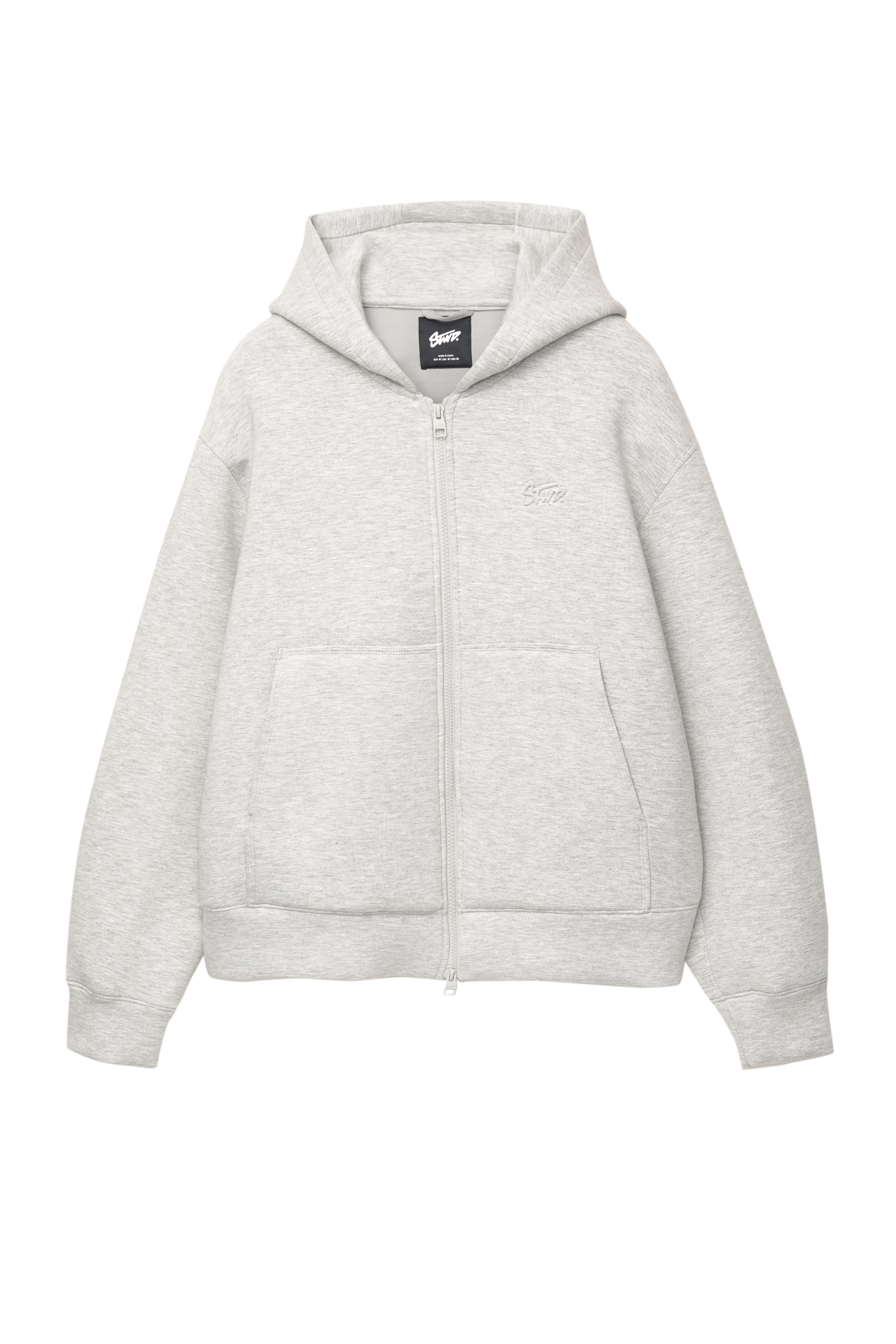 Φούτερ με κουκούλα και όψη νεοπρέν