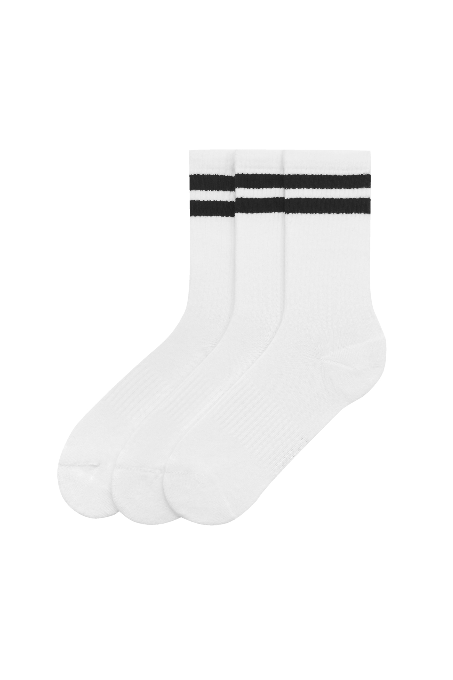 Weiße Sportsocken