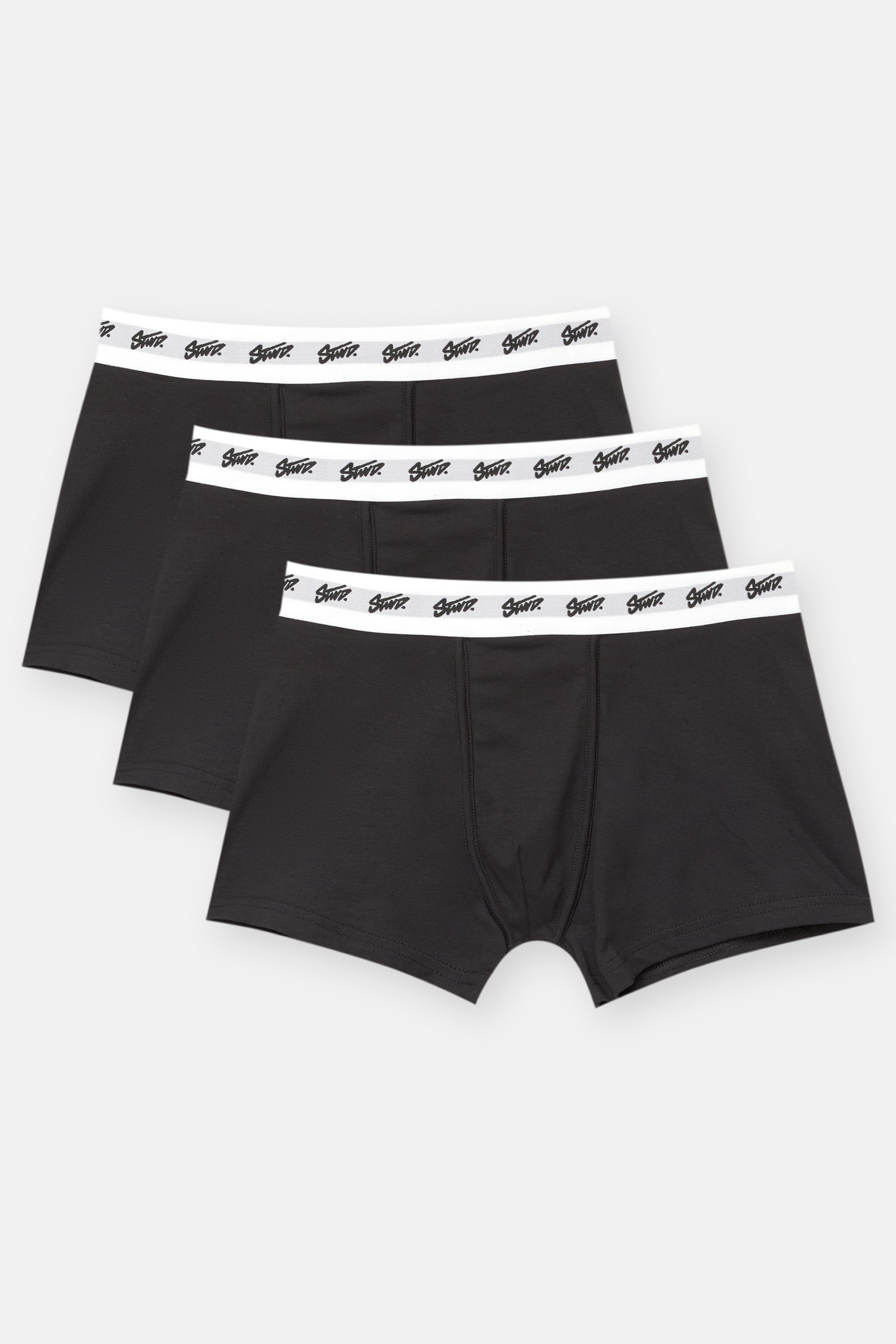 3er-Pack schwarze Boxershorts STWD
