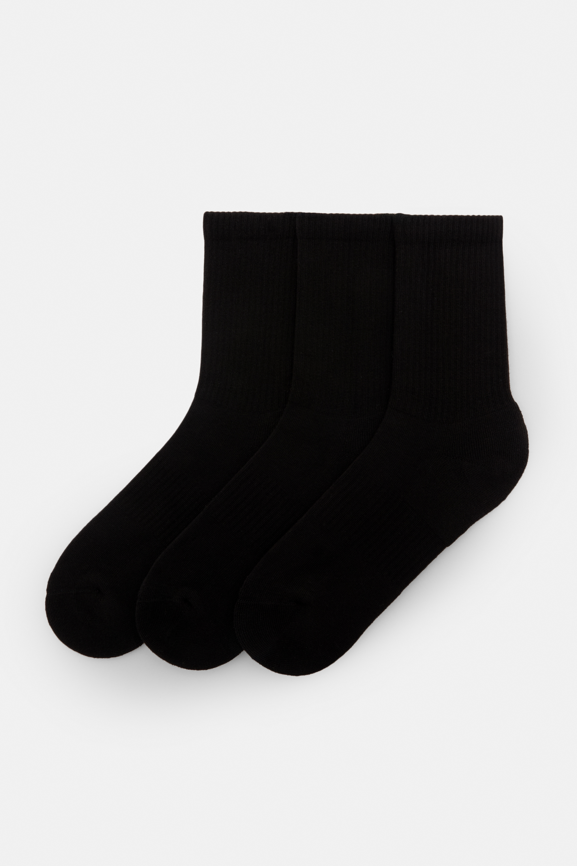 Pack schwarze lange Socken