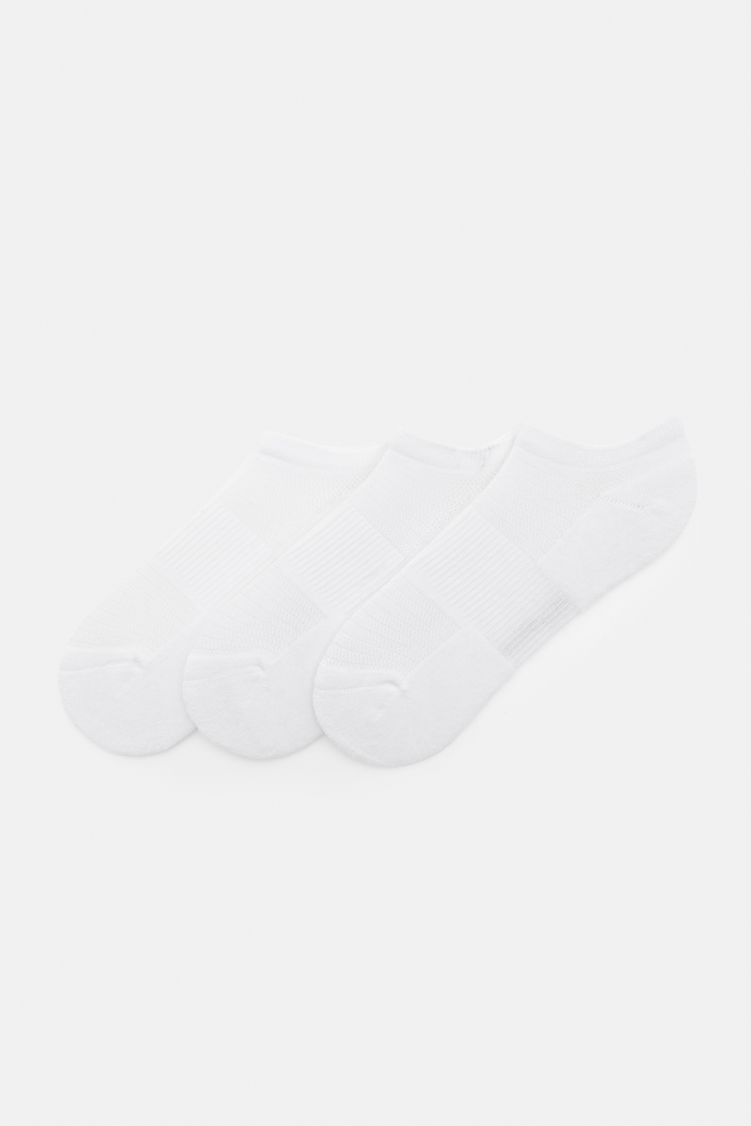 3er-pack kurze weiße Socken